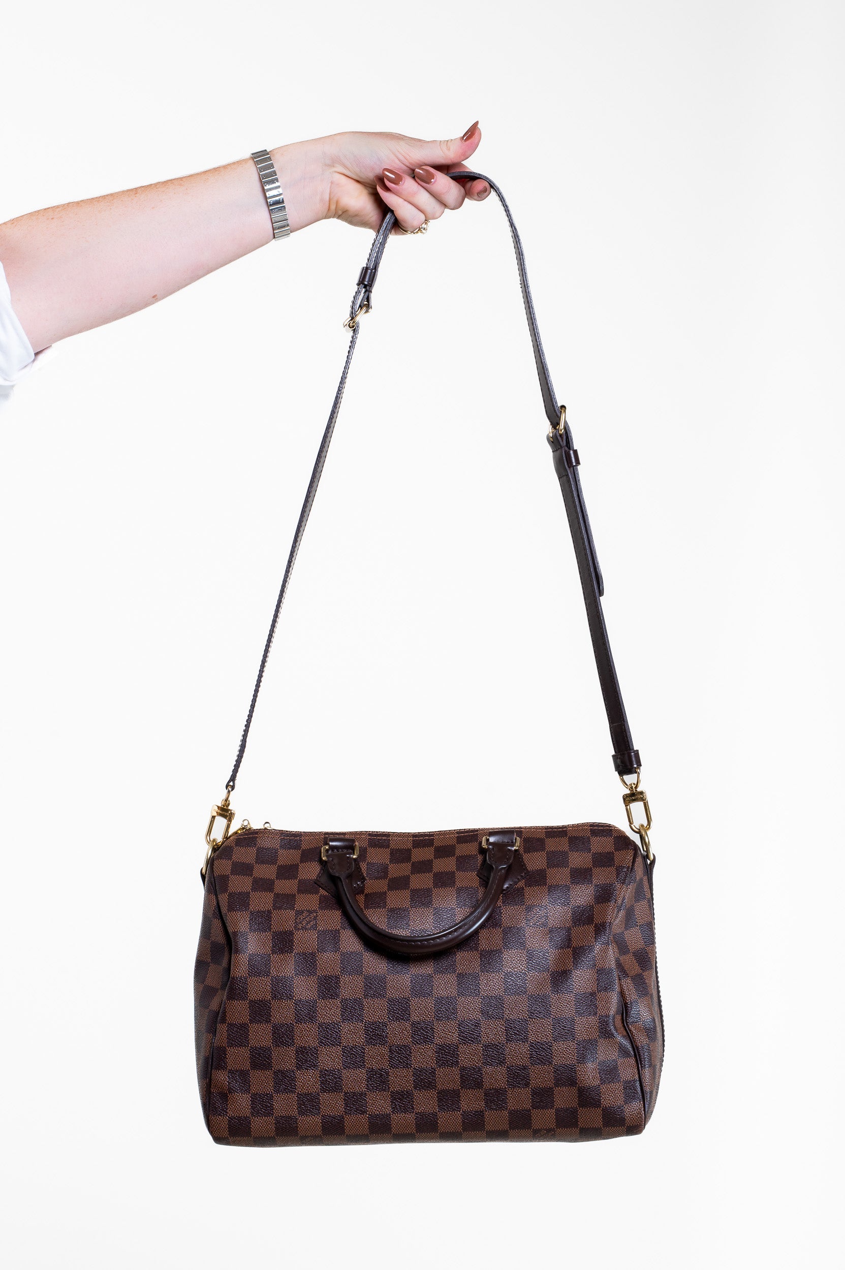 Damier Ebene Speedy Bandouliere 30