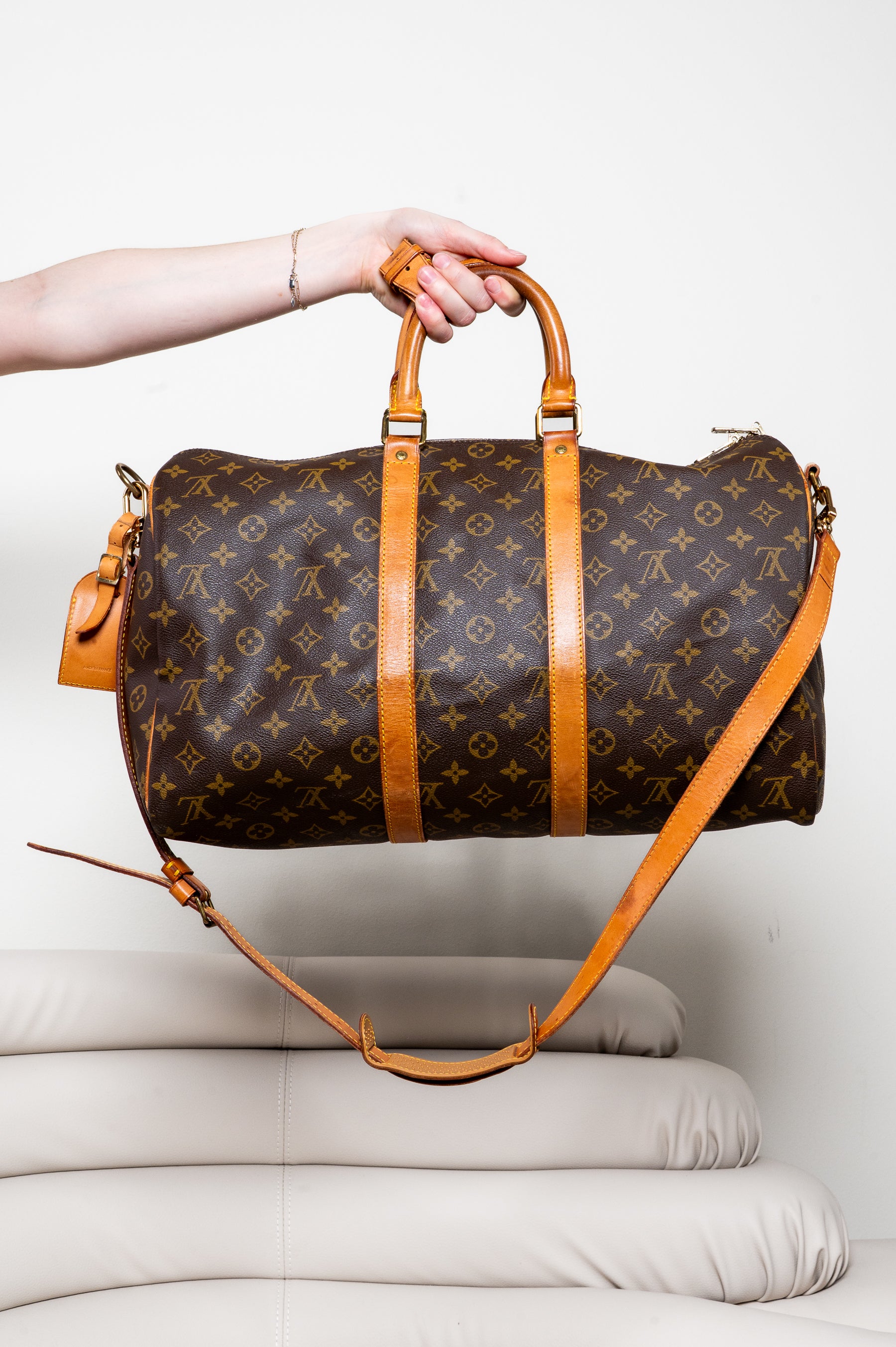 Vintage Monogram Keepall Bandouliere 45