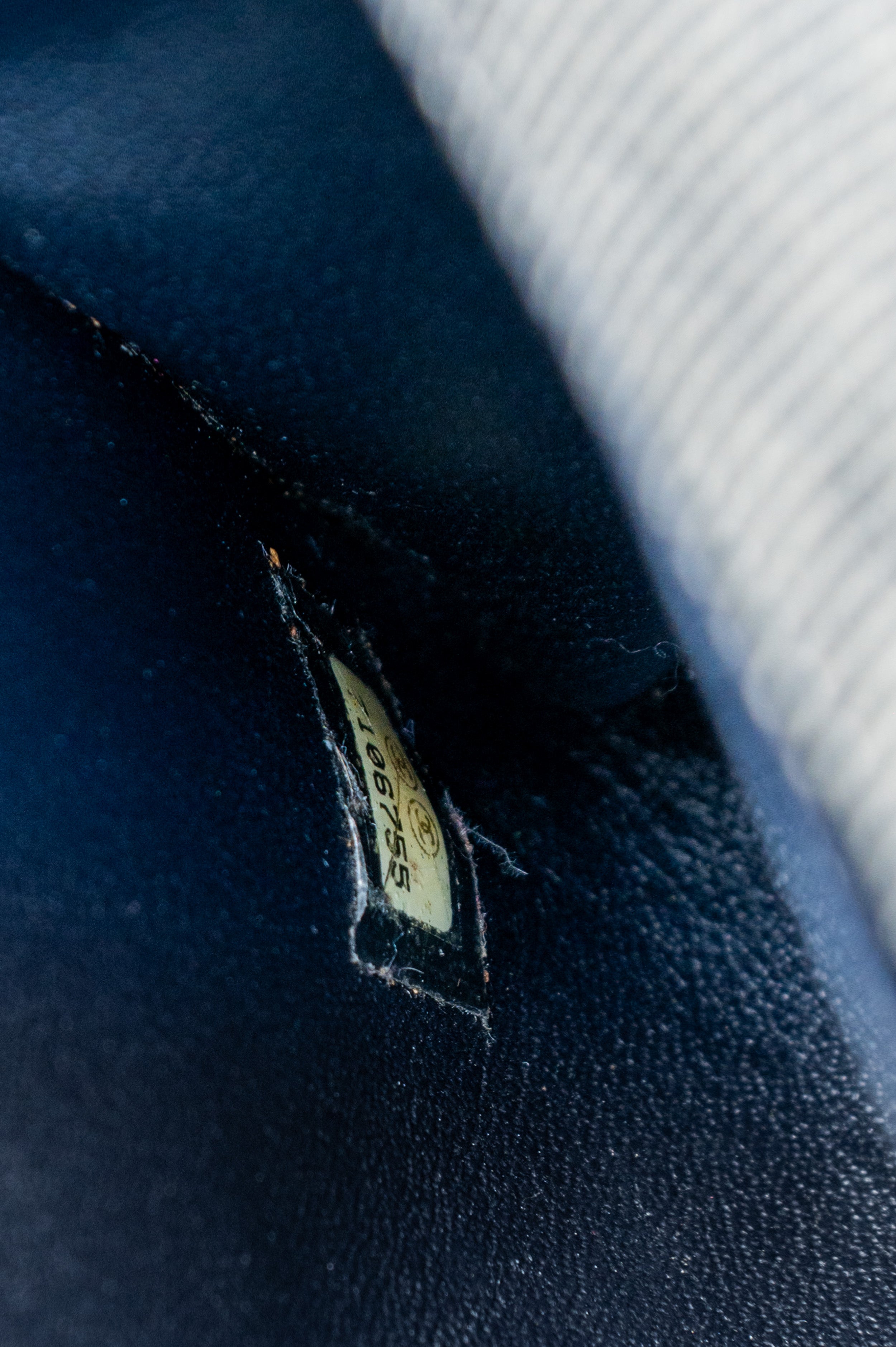 Vintage Denim Chocolate Bar Flap Bag
