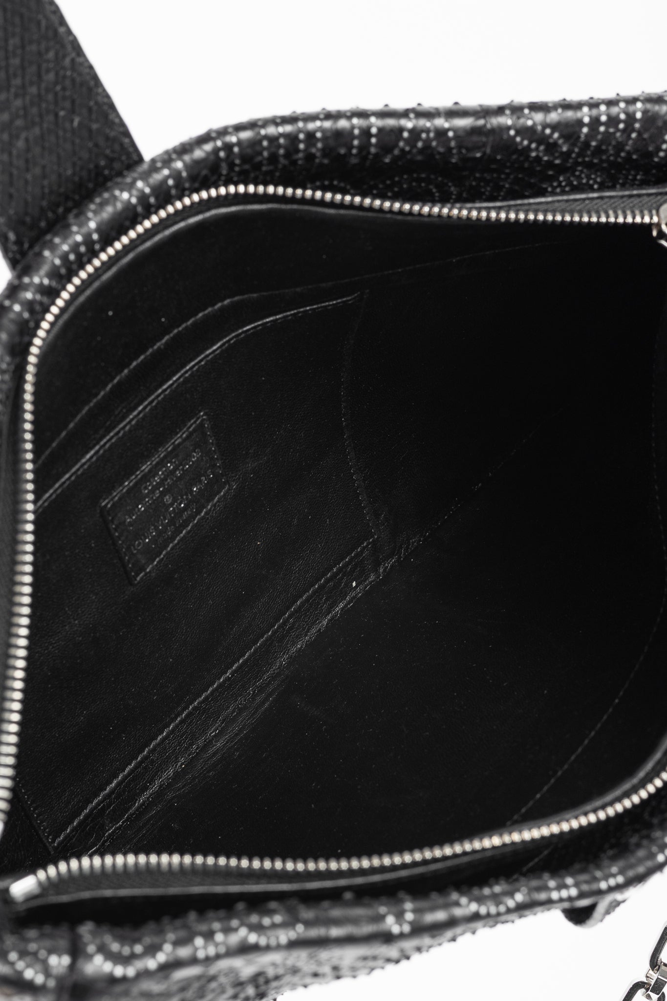 AW/08 Runway Lutece Black Perfore Python Shoulder Bag