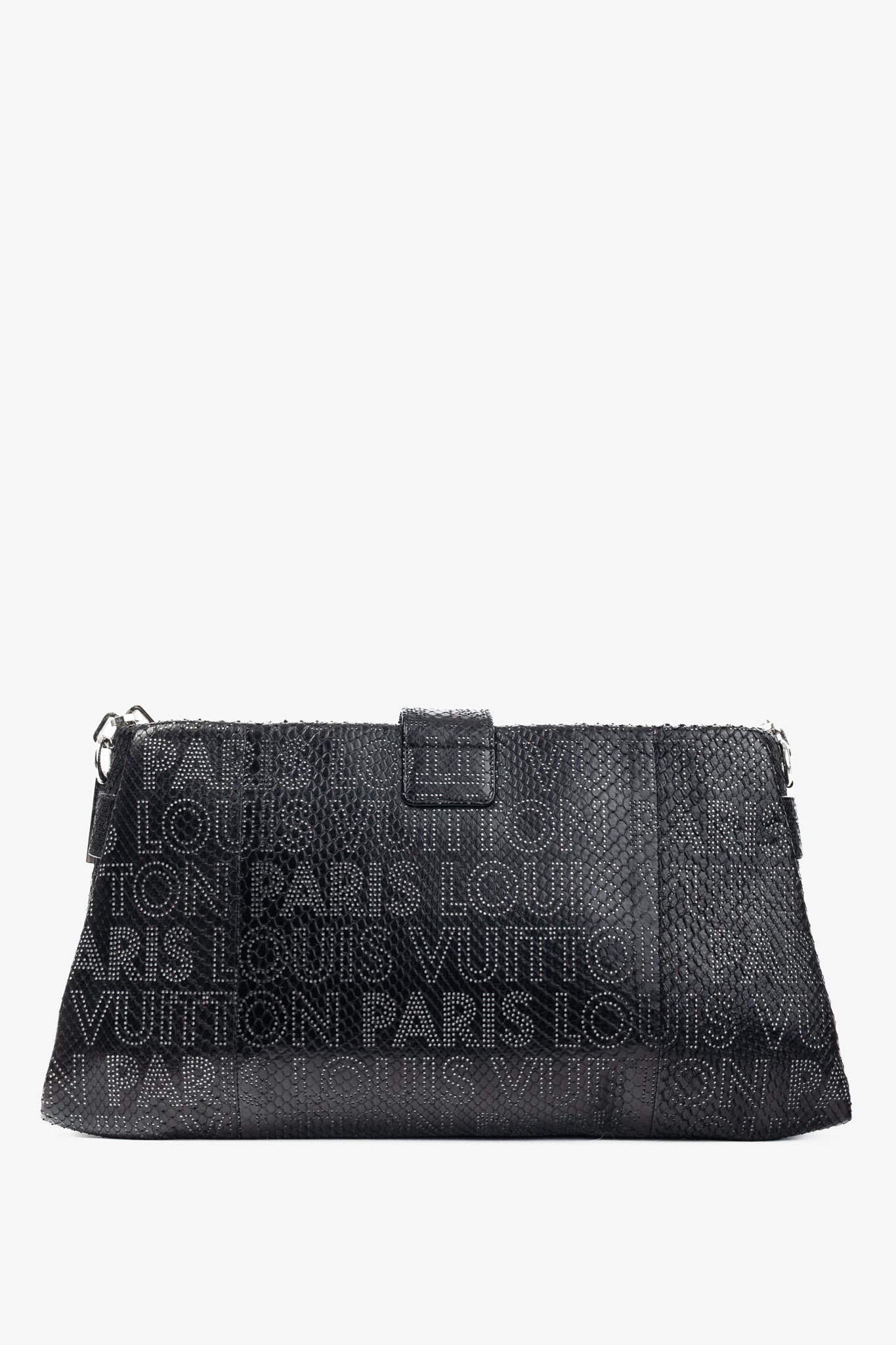 AW/08 Runway Lutece Black Perfore Python Shoulder Bag