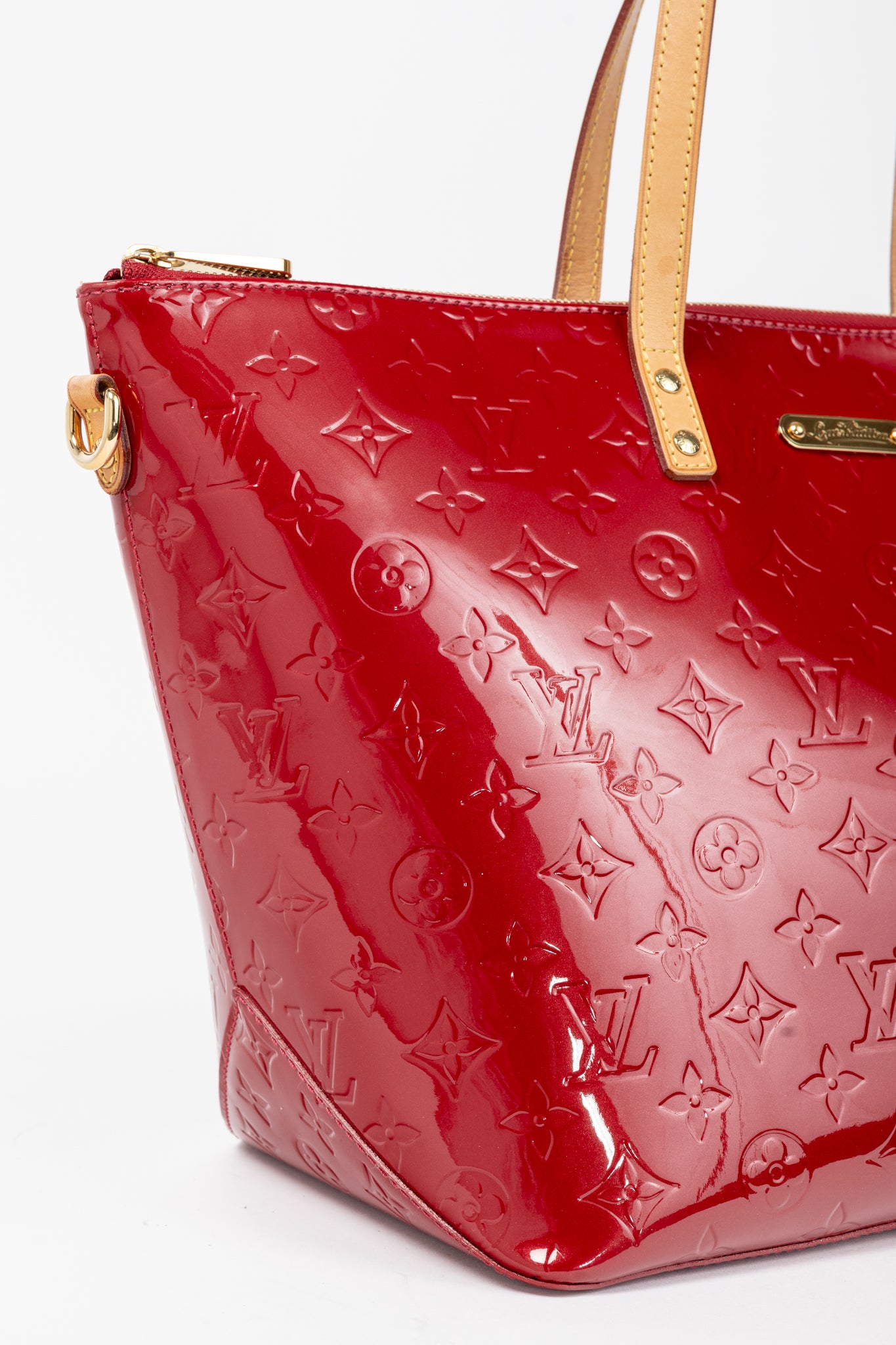 Bellevue GM Pomme D'Amour Monogram Vernis Leather Tote