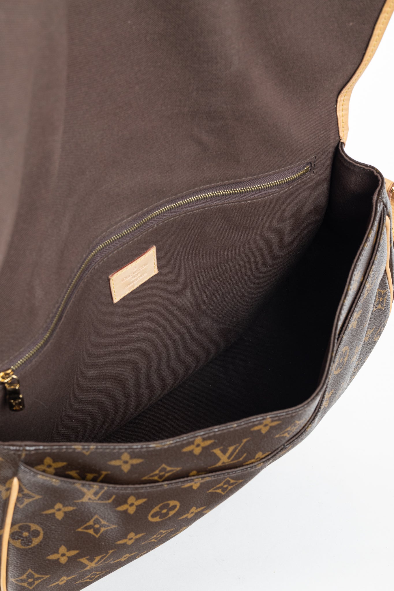 Menilmontant MM Monogram Canvas Messenger Bag