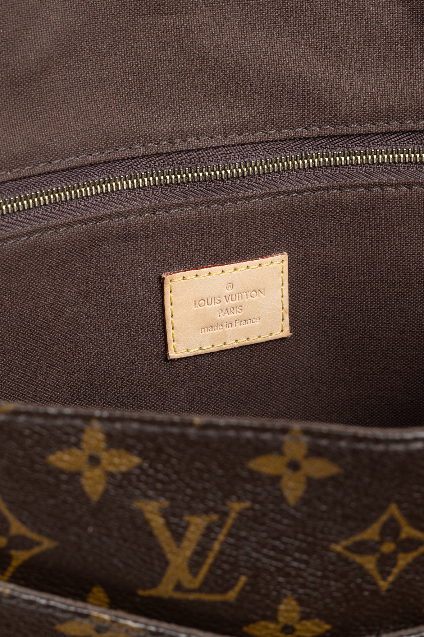 Menilmontant MM Monogram Canvas Messenger Bag