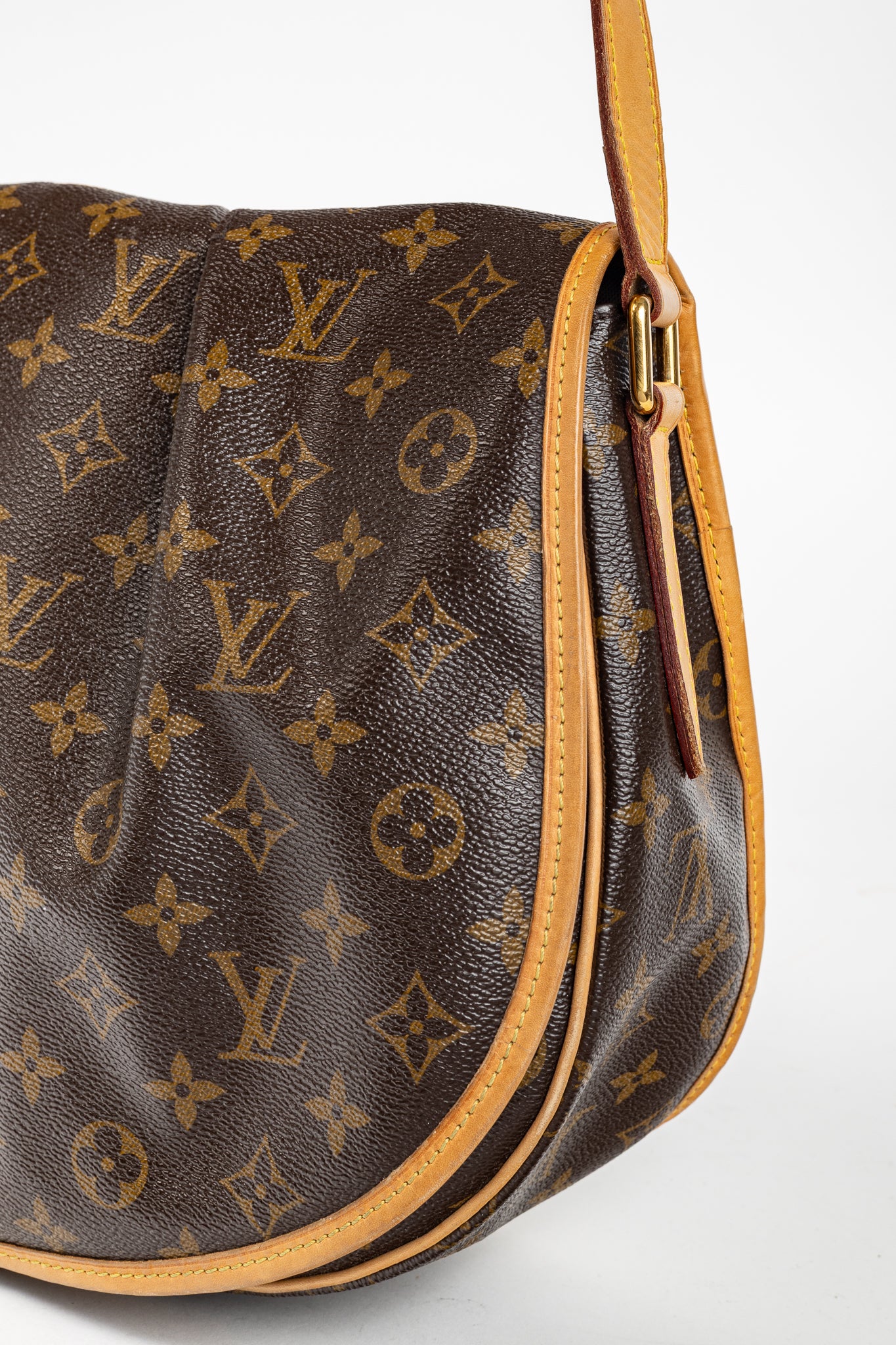 Menilmontant MM Monogram Canvas Messenger Bag