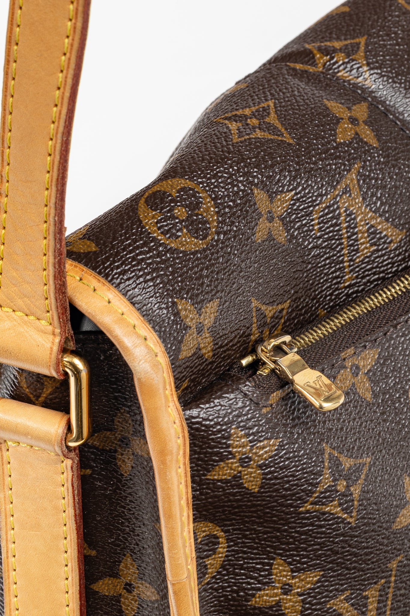Menilmontant MM Monogram Canvas Messenger Bag