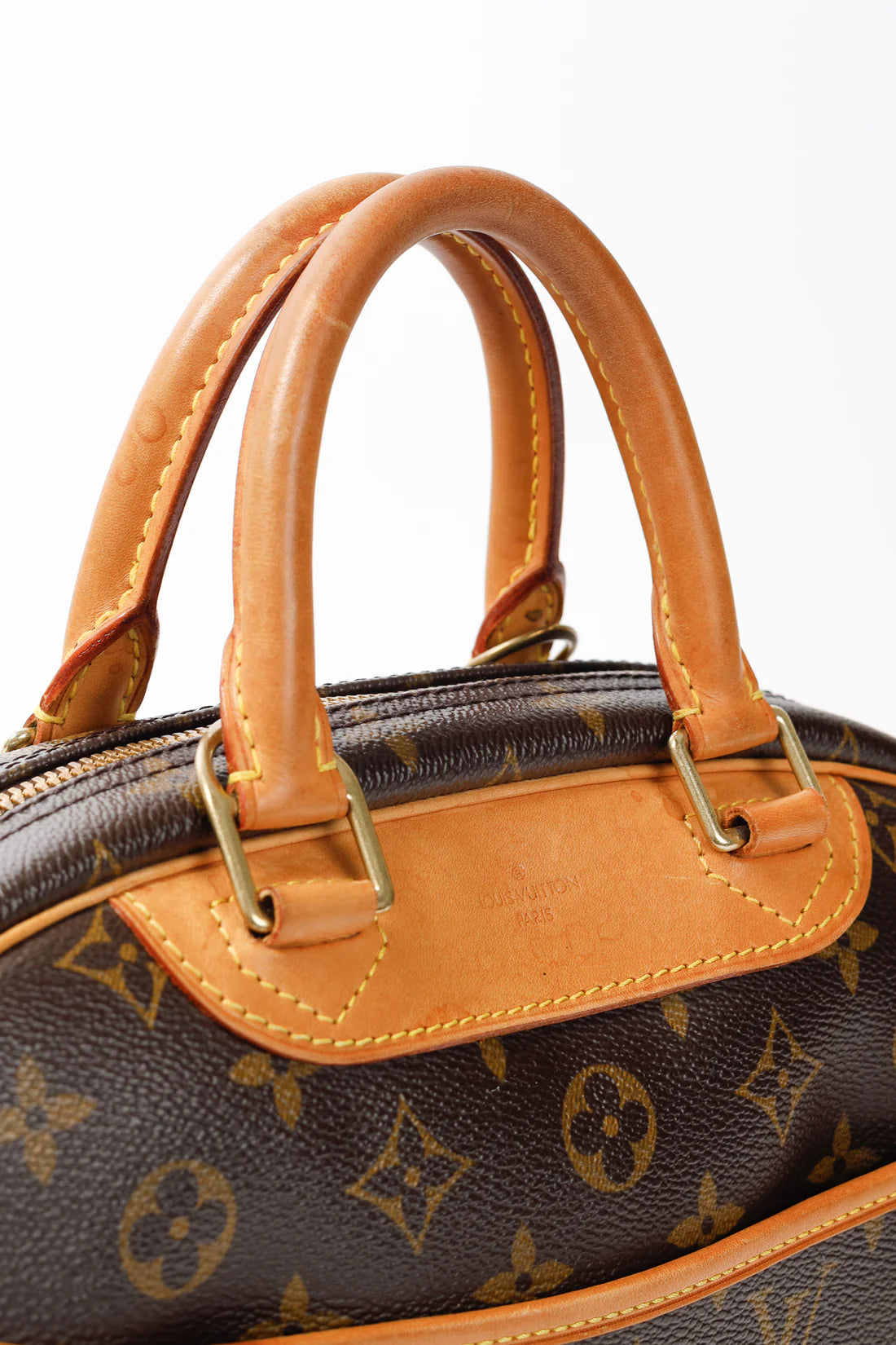 Trouville Monogram Canvas Top-Handle Bag