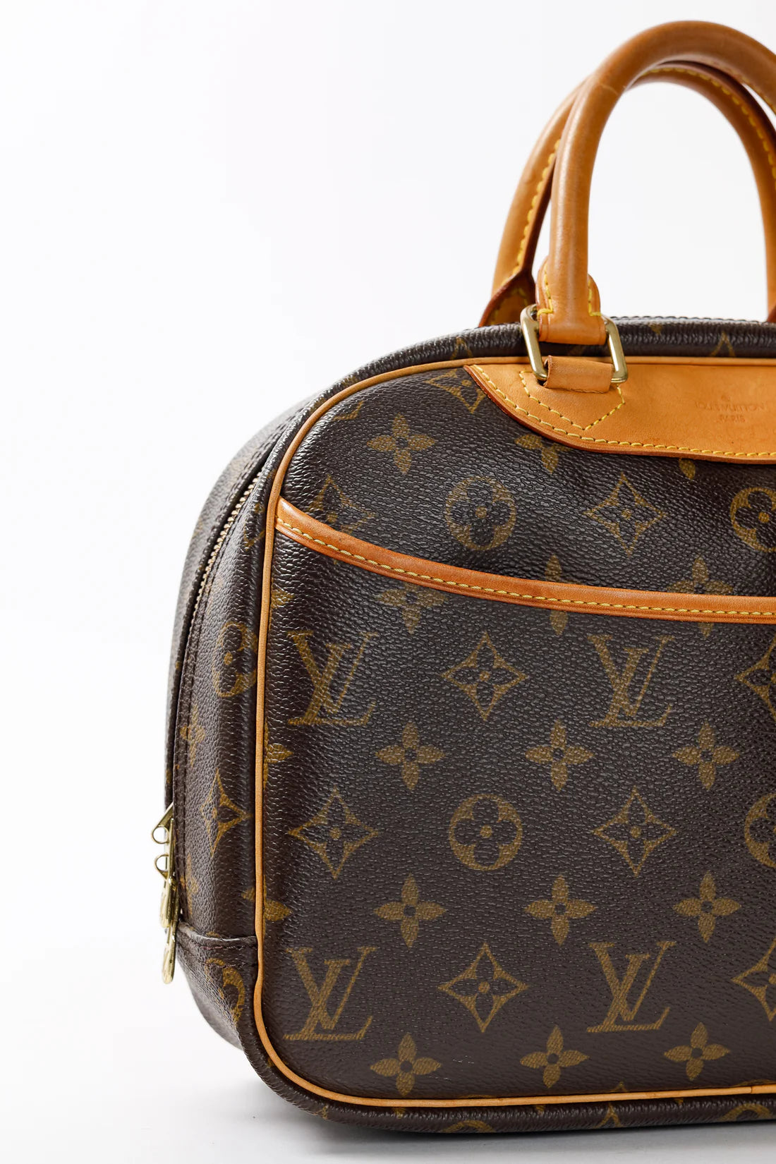 Trouville Monogram Canvas Top-Handle Bag