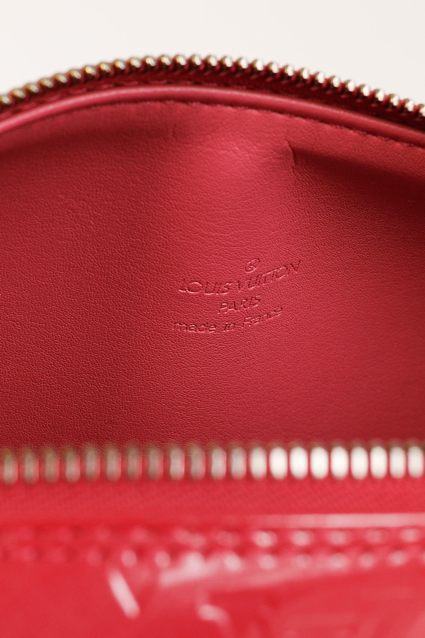 Bedford Framboise Monogram Vernis Leather Barrel Bag