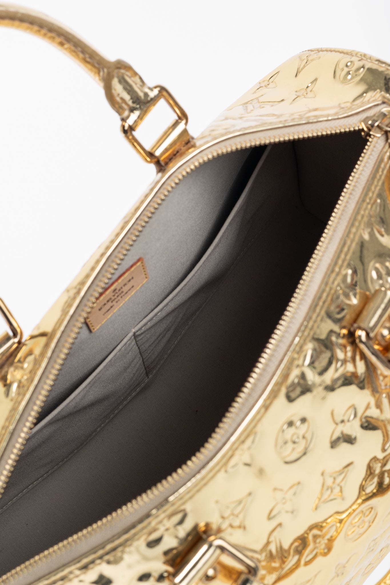 Speedy 30 Miroir Dore Monogram Miroir Boston Bag