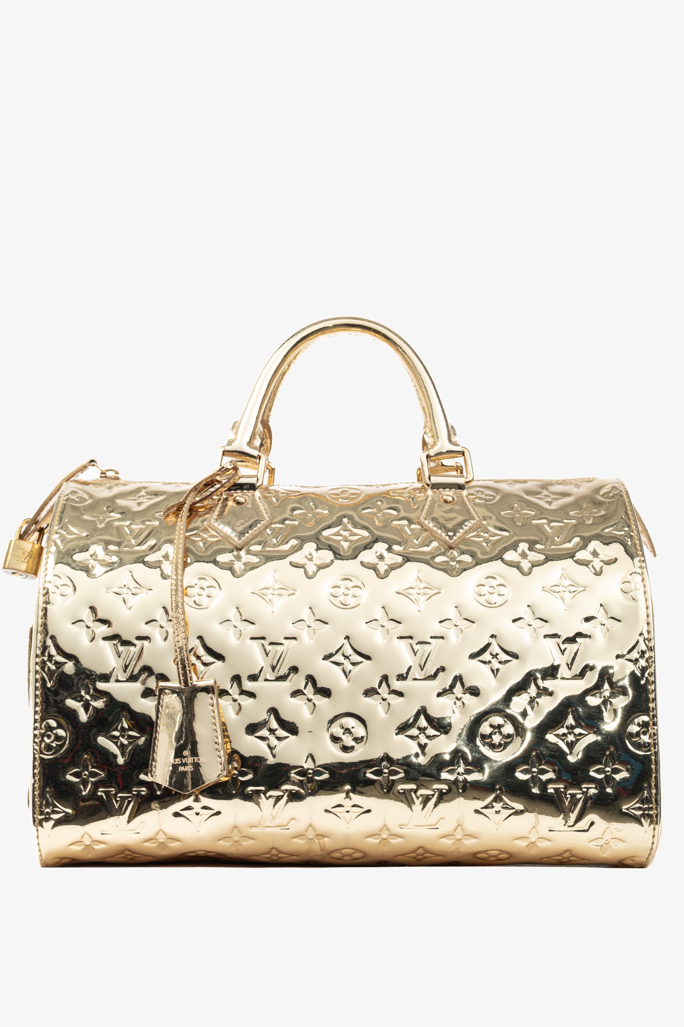 Speedy 30 Miroir Dore Monogram Miroir Boston Bag