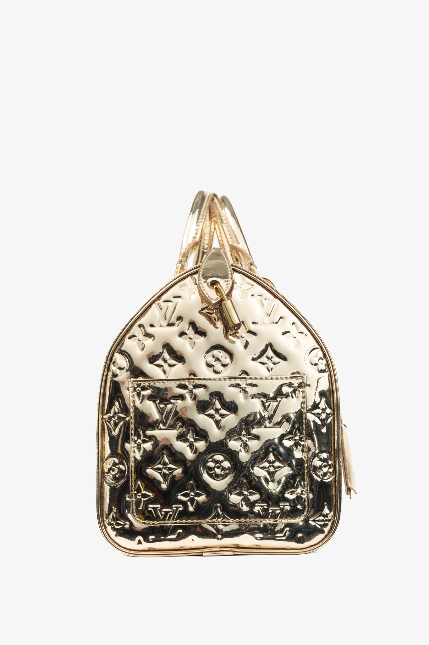 Speedy 30 Miroir Dore Monogram Miroir Boston Bag