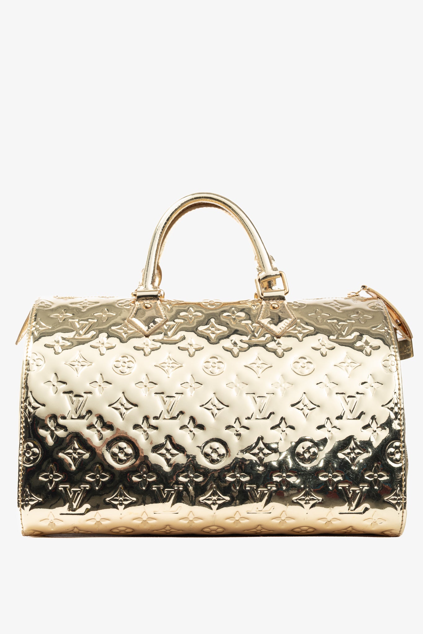 Speedy 30 Miroir Dore Monogram Miroir Boston Bag