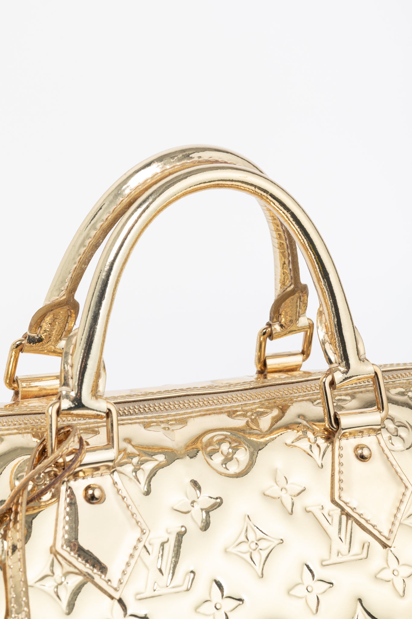 Speedy 30 Miroir Dore Monogram Miroir Boston Bag
