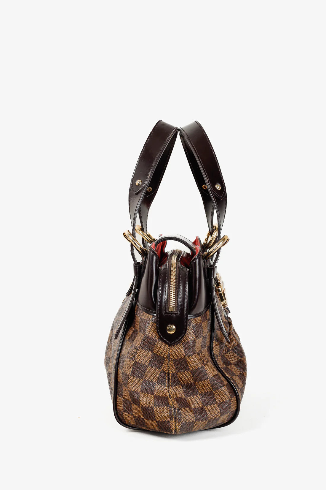 Brown Damier Ebene Sistina PM Double Handle Bag
