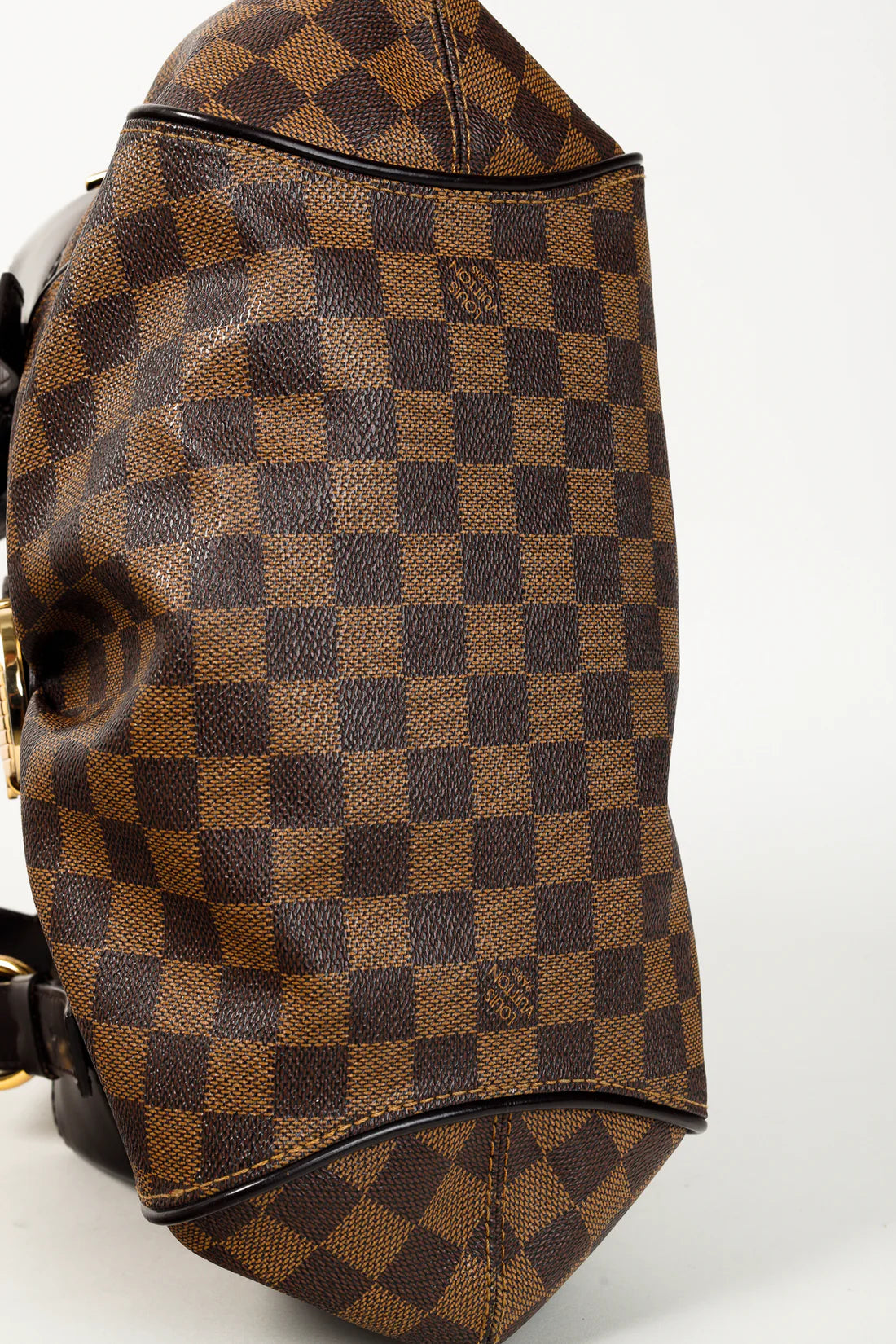 Brown Damier Ebene Sistina PM Double Handle Bag