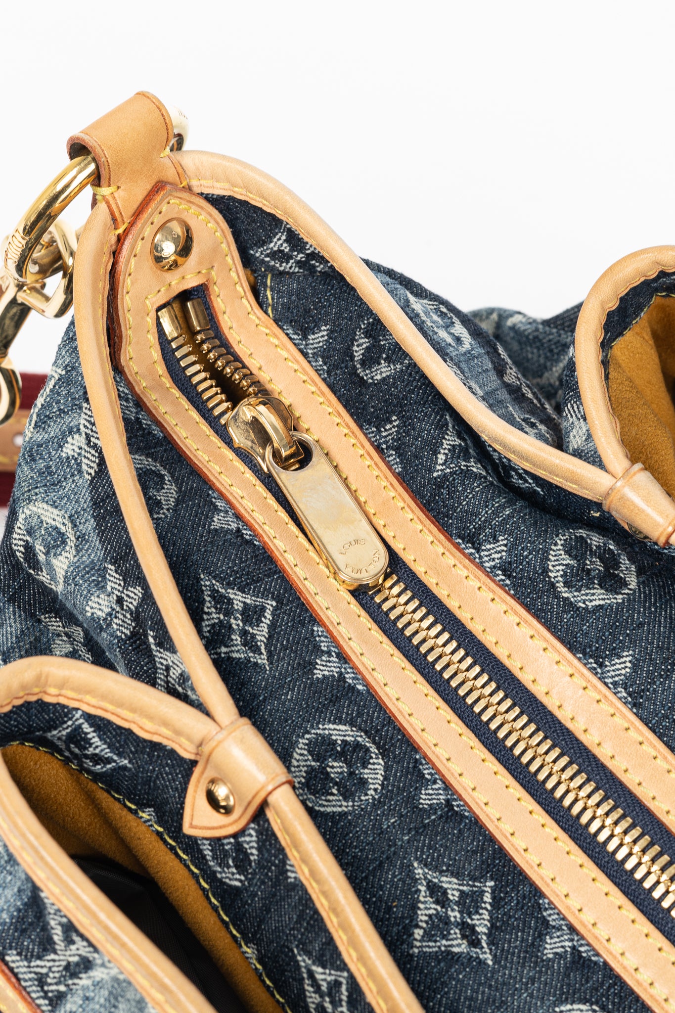 Cabas Raye GM Monogram Denim Cruise Shoulder Bag