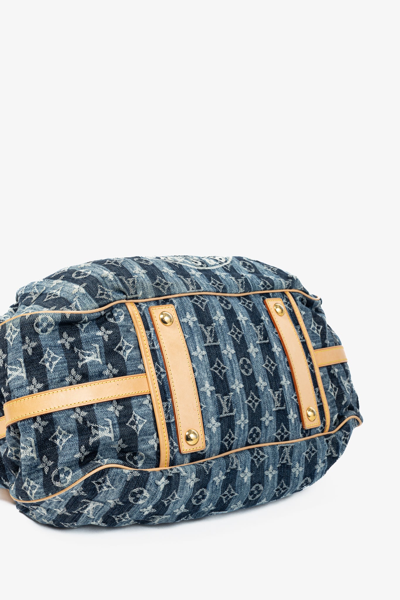 Cabas Raye GM Monogram Denim Cruise Shoulder Bag