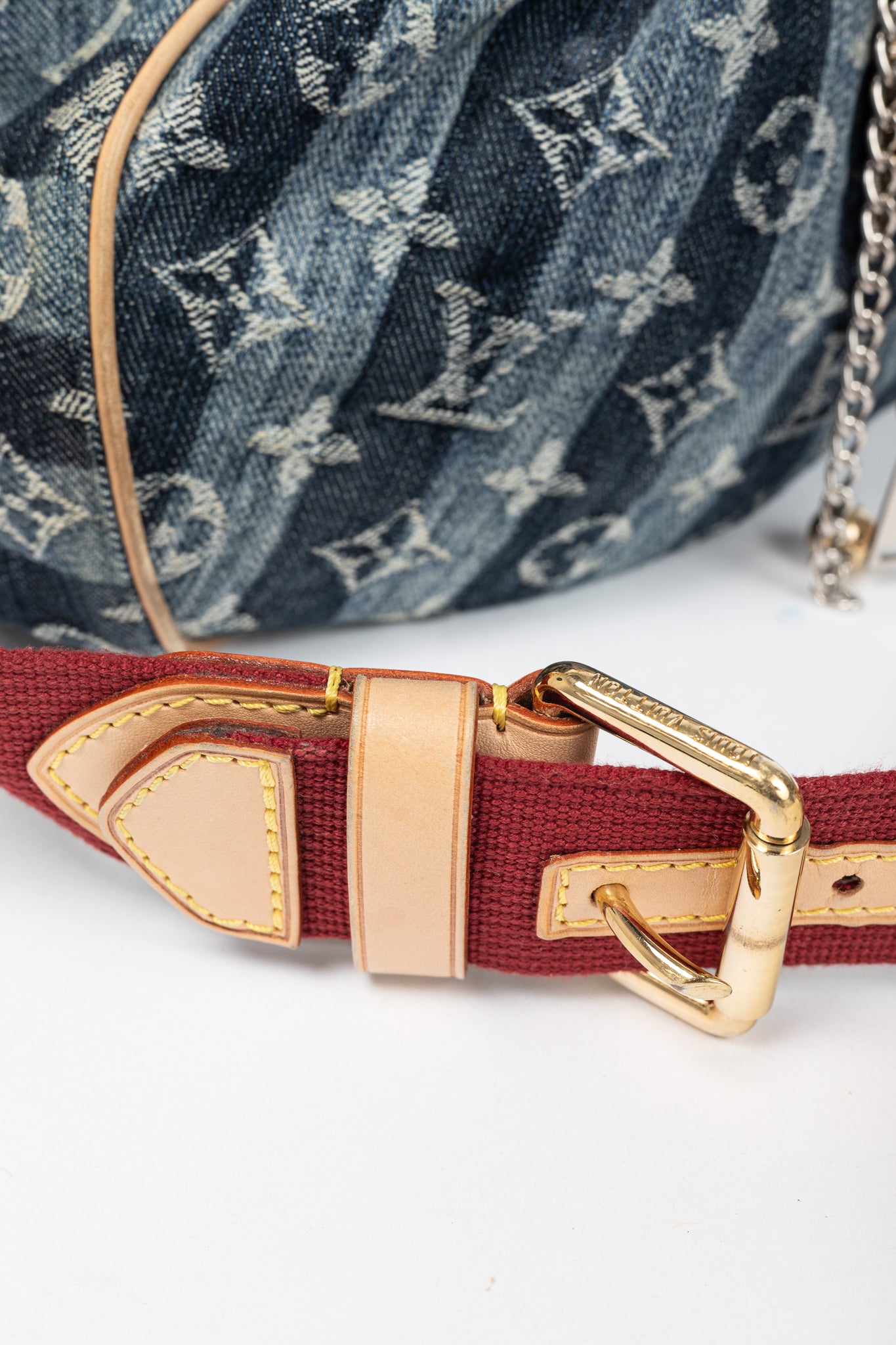 Cabas Raye GM Monogram Denim Cruise Shoulder Bag
