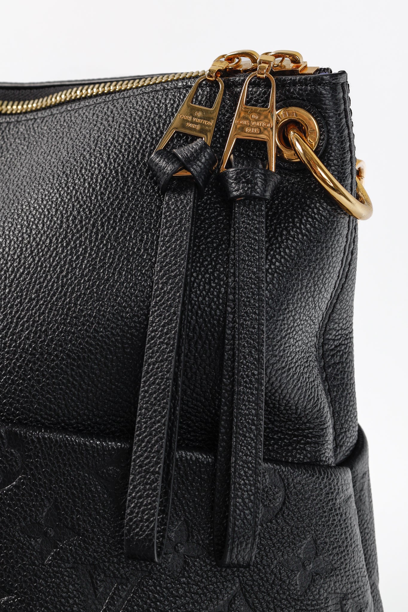 Maida Black Empreinte Monogram Leather Hobo