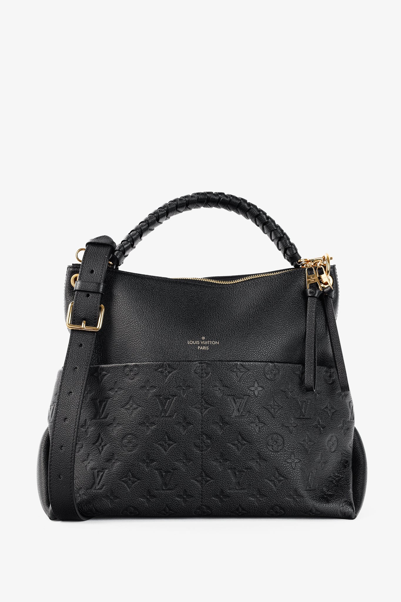 Maida Black Empreinte Monogram Leather Hobo
