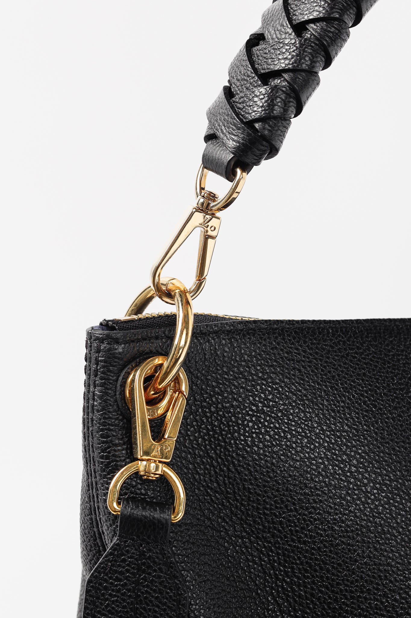 Maida Black Empreinte Monogram Leather Hobo