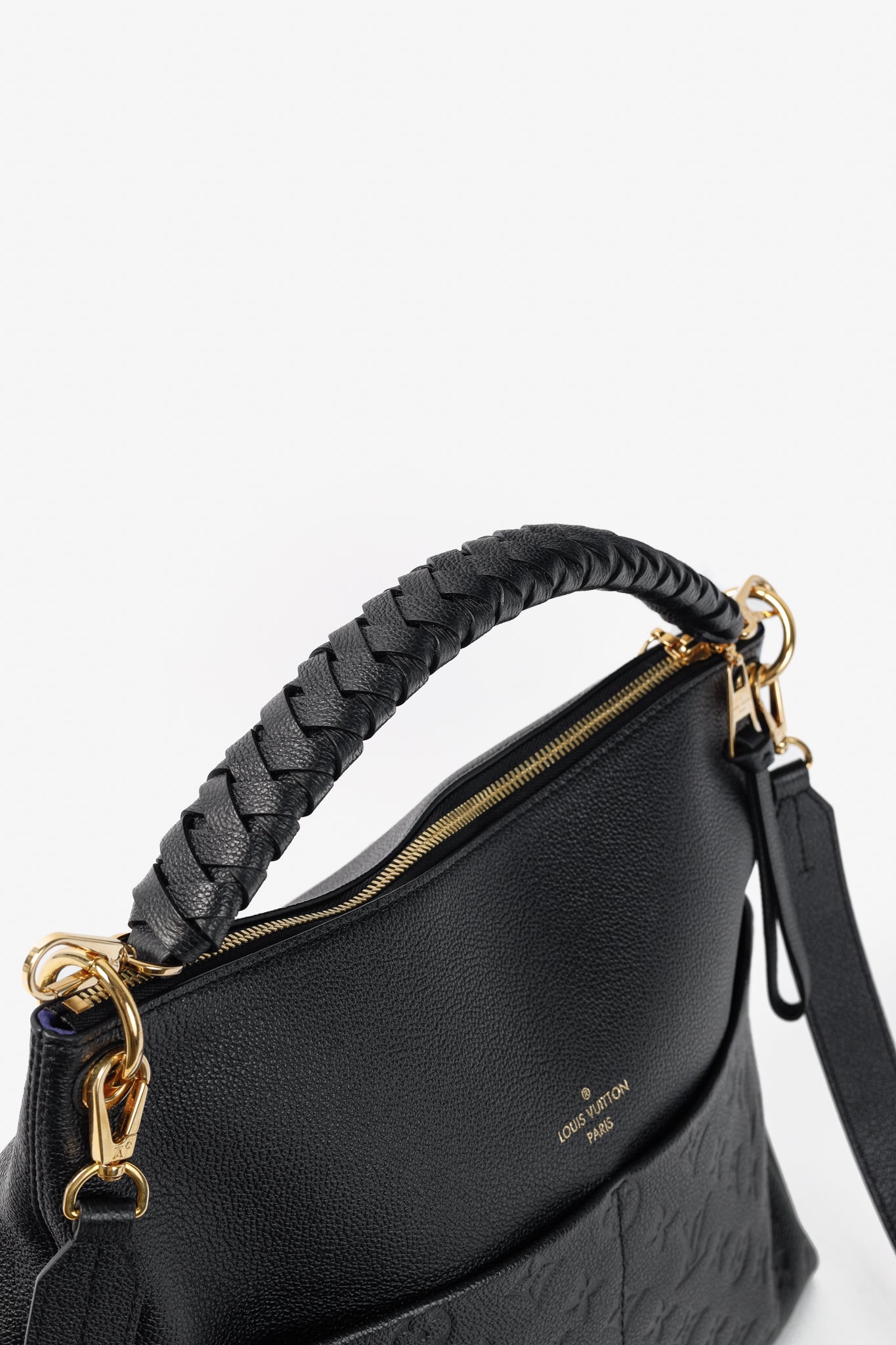 Maida Black Empreinte Monogram Leather Hobo