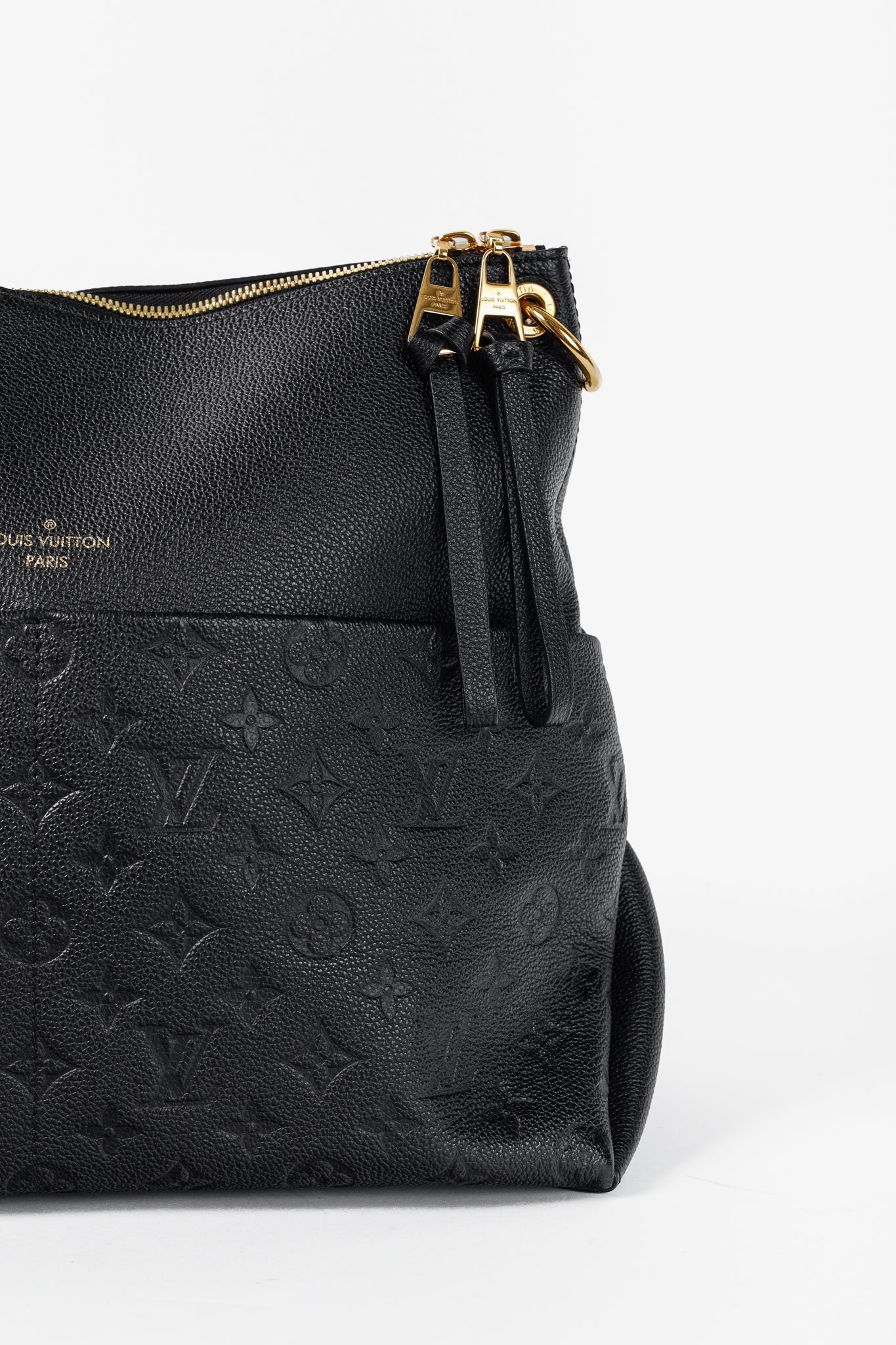 Maida Black Empreinte Monogram Leather Hobo