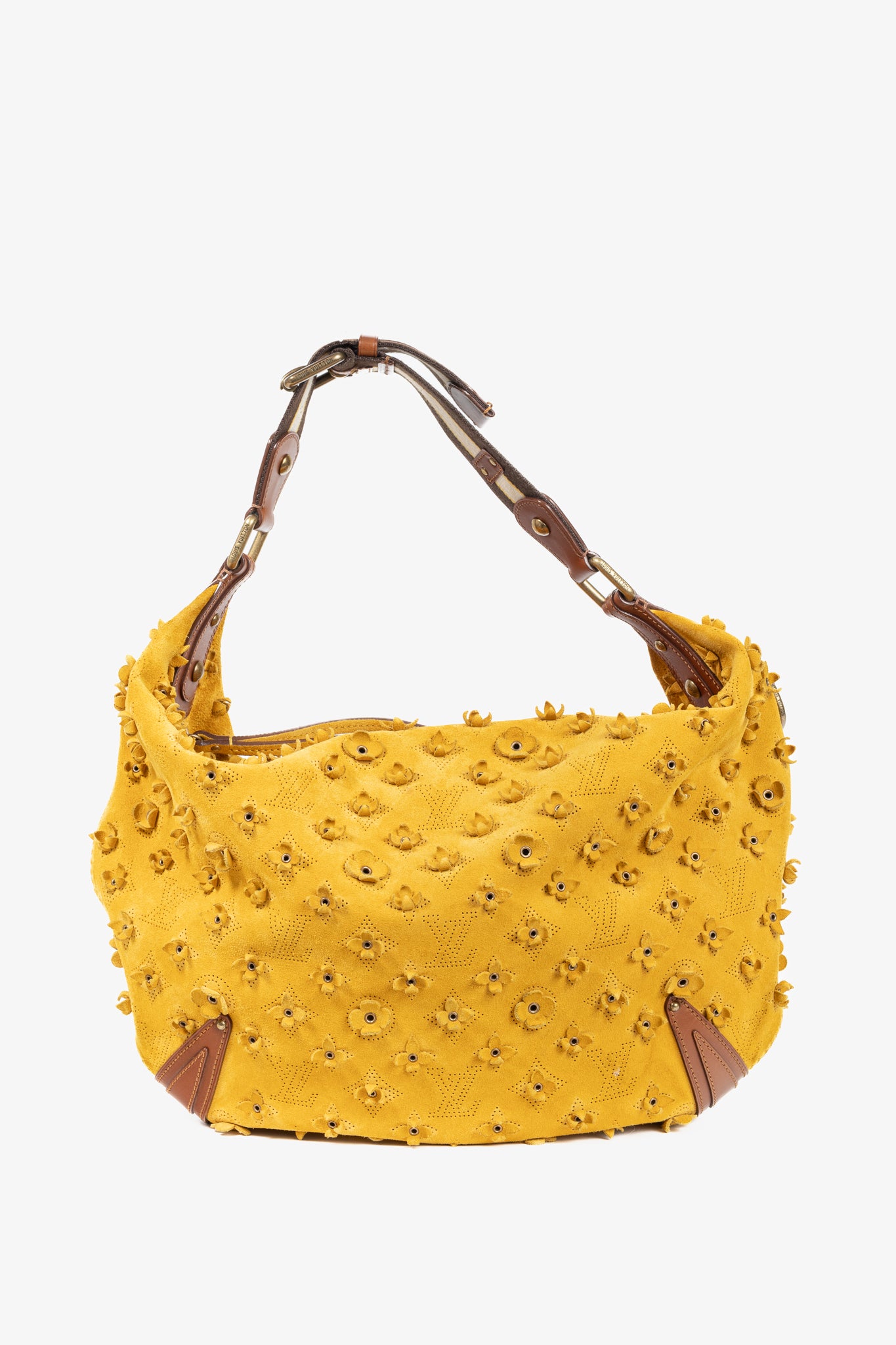 Onatah Fleurs GM Mais Suede Hobo Bag