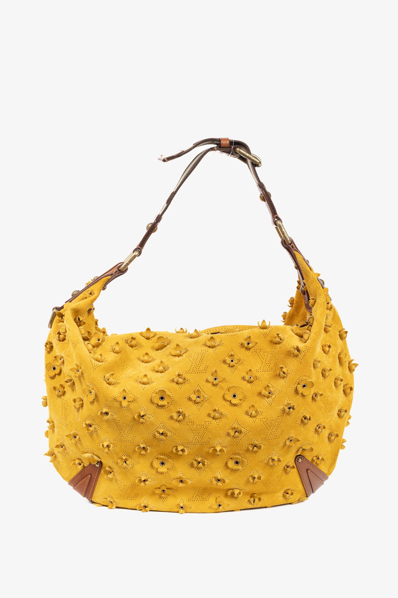Onatah Fleurs GM Mais Suede Hobo Bag