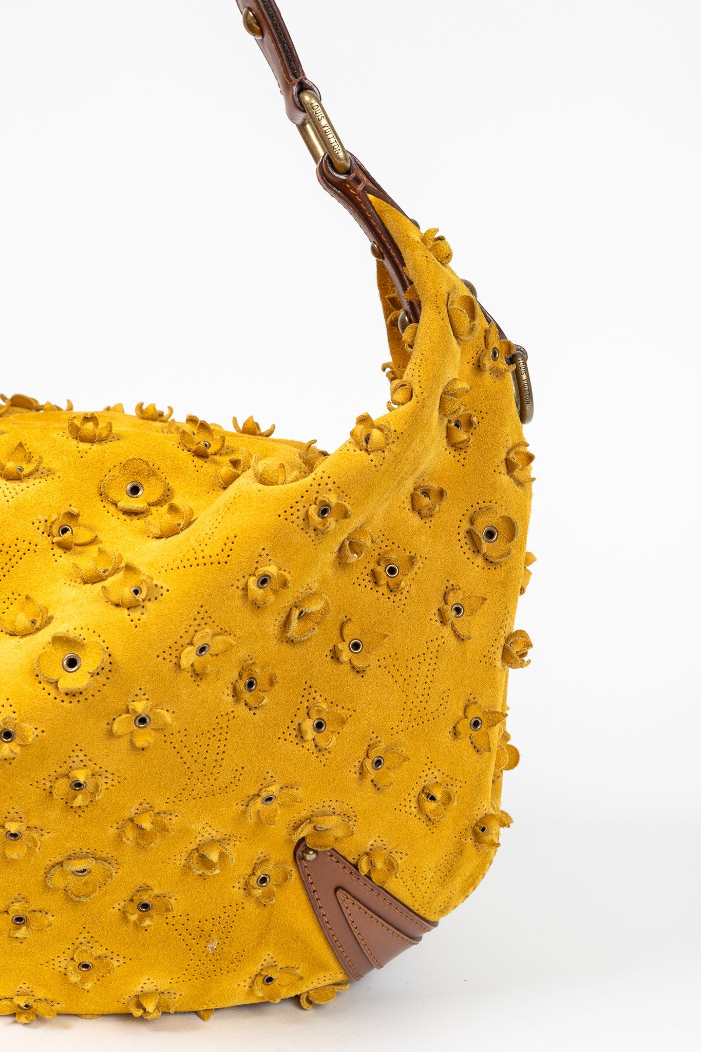 Onatah Fleurs GM Mais Suede Hobo Bag