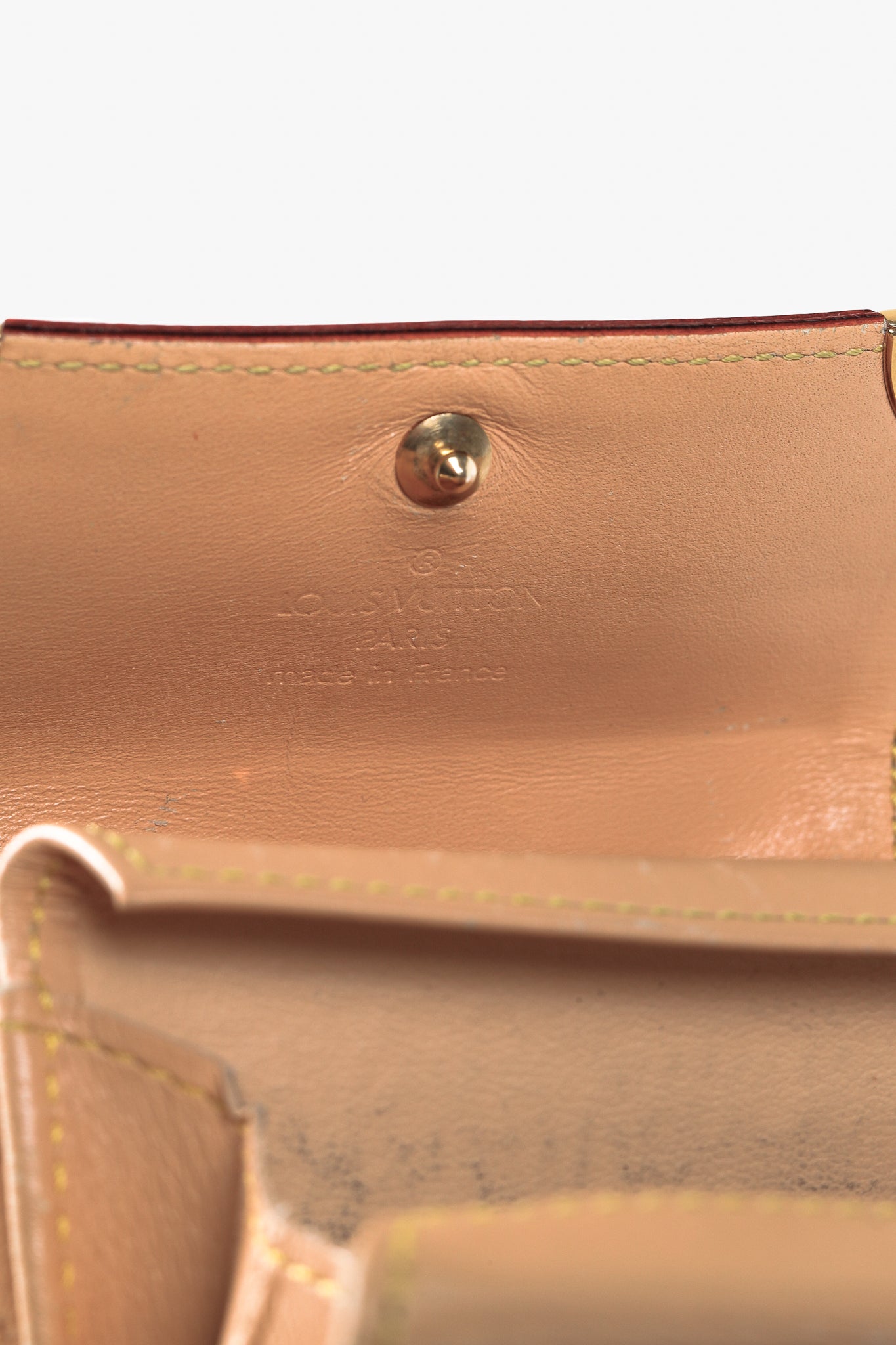 Monogram Multicolore Porte-Monnaie Plat White Coin Purse