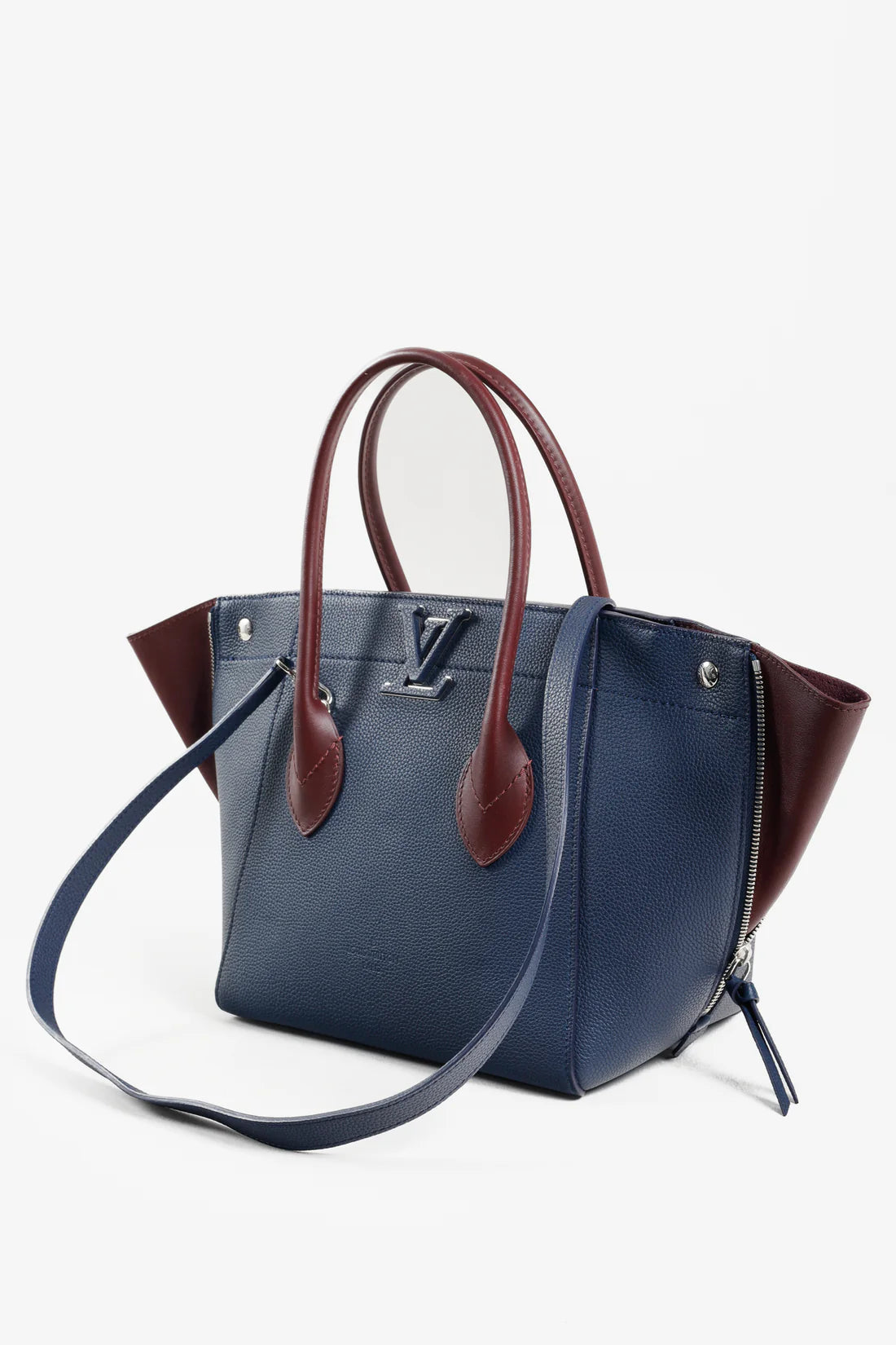 Navy & Burgundy Freedom Tote Bag