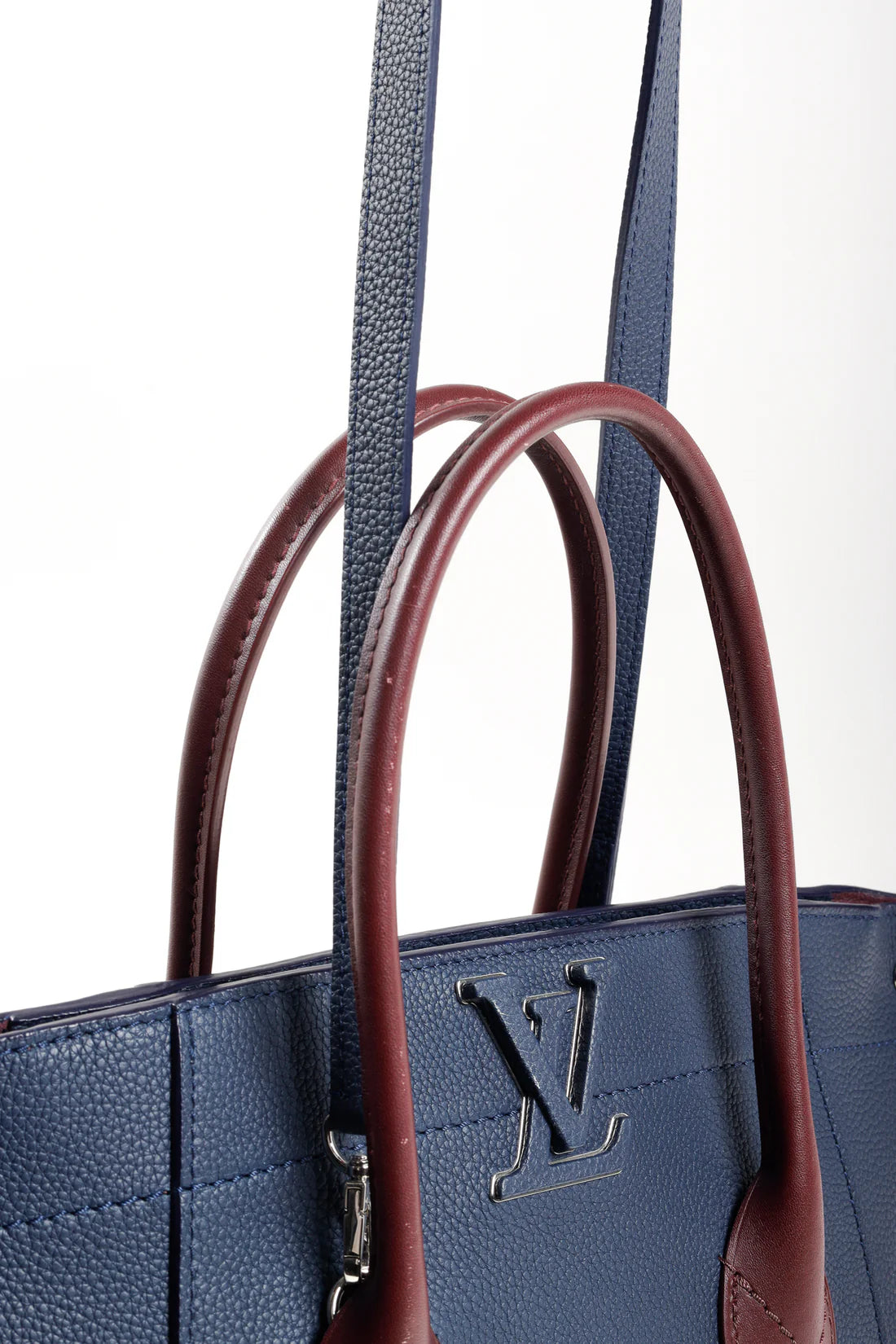 Navy & Burgundy Freedom Tote Bag