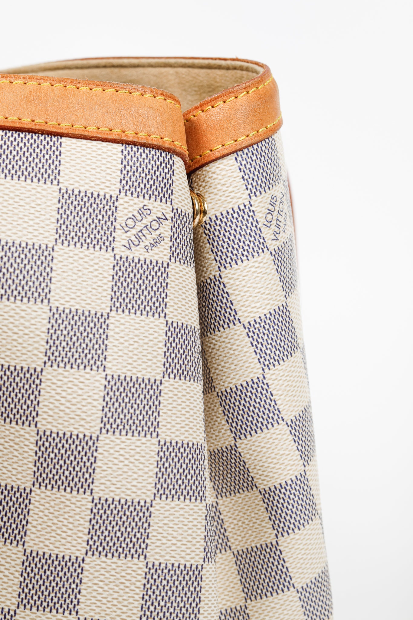 Hampstead MM Damier Azur Canvas Tote