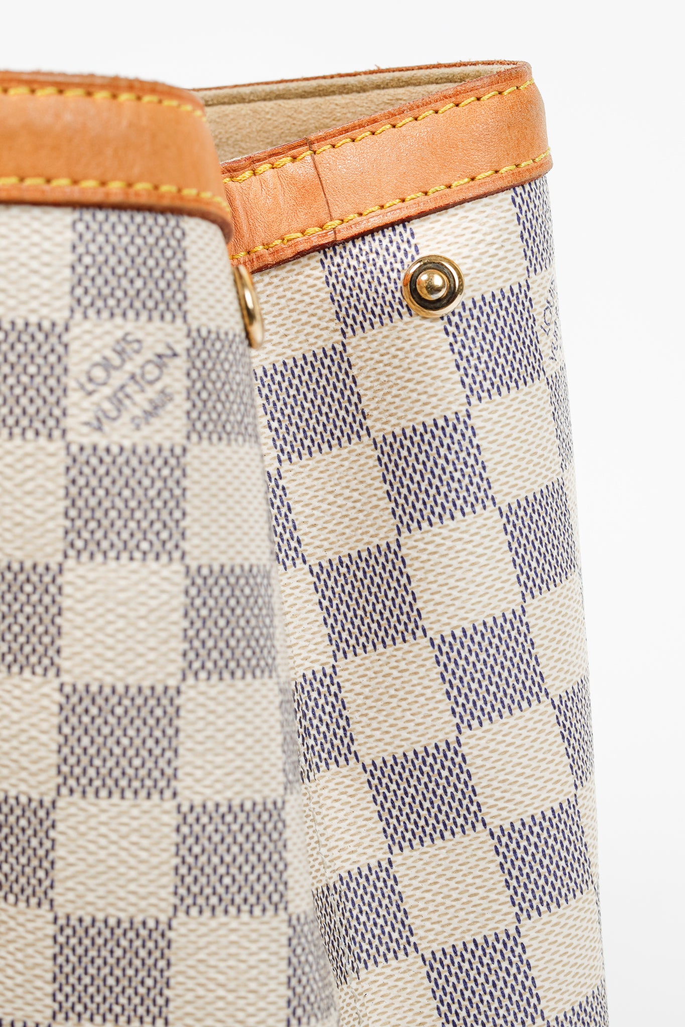 Hampstead MM Damier Azur Canvas Tote