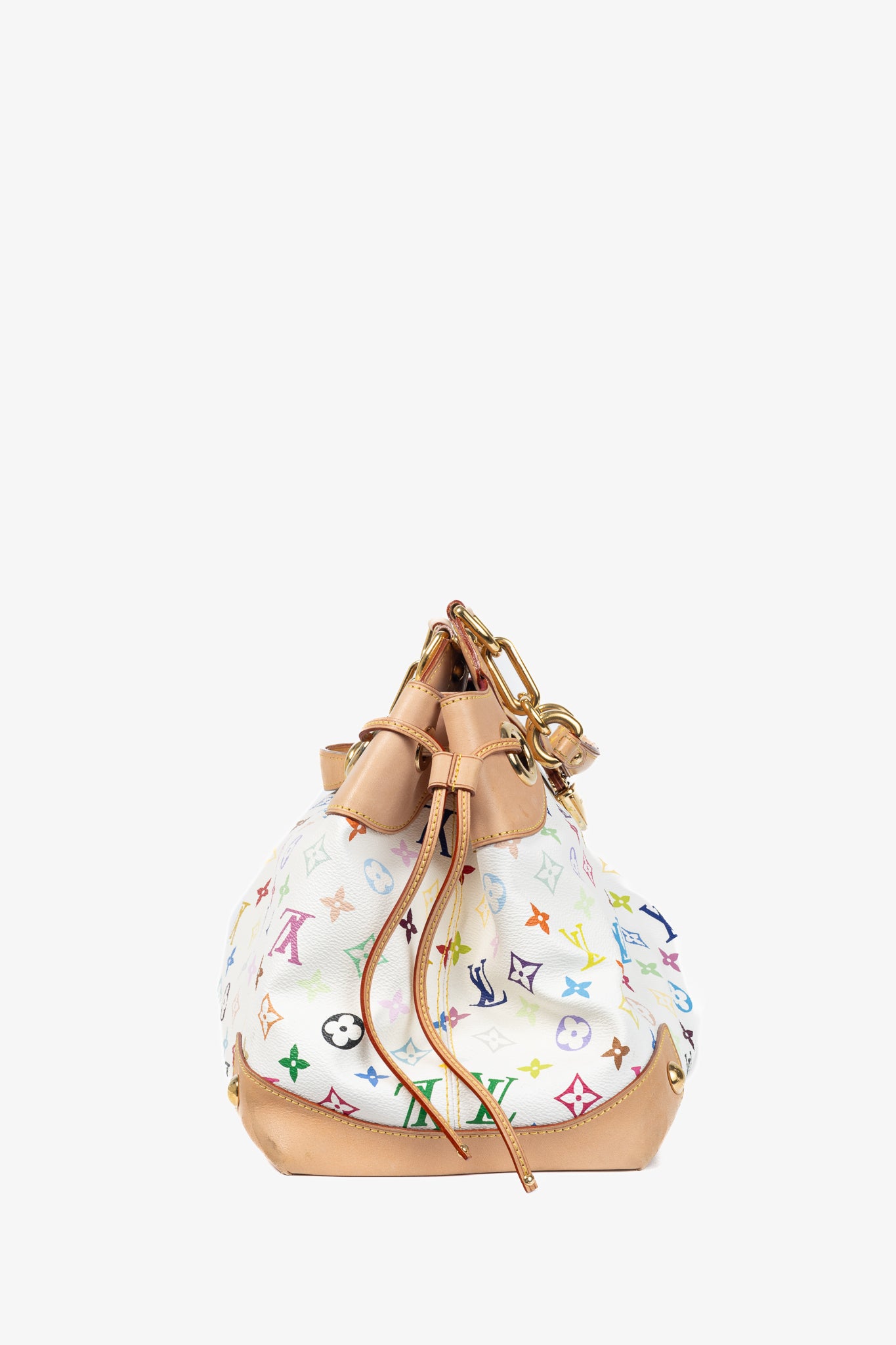 Louis Vuitton x Takashi Murakami Ursula White Multicolore Monogram Handbag