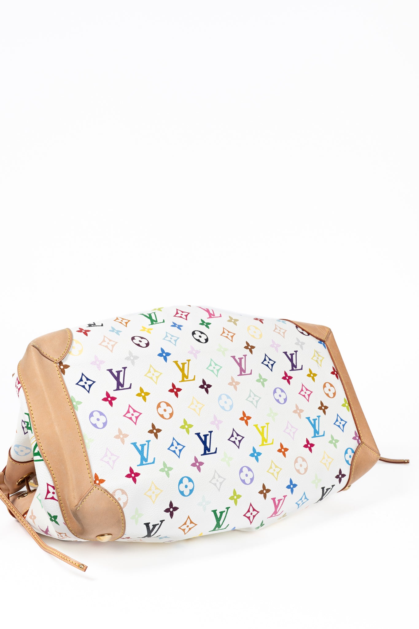 Louis Vuitton x Takashi Murakami Ursula White Multicolore Monogram Handbag