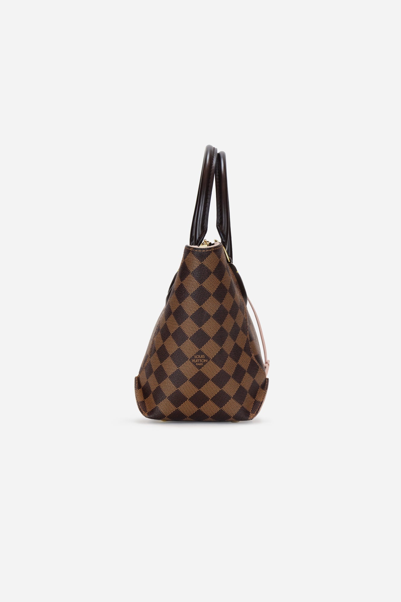 Damier Caissa Tote PM with Pink Seams