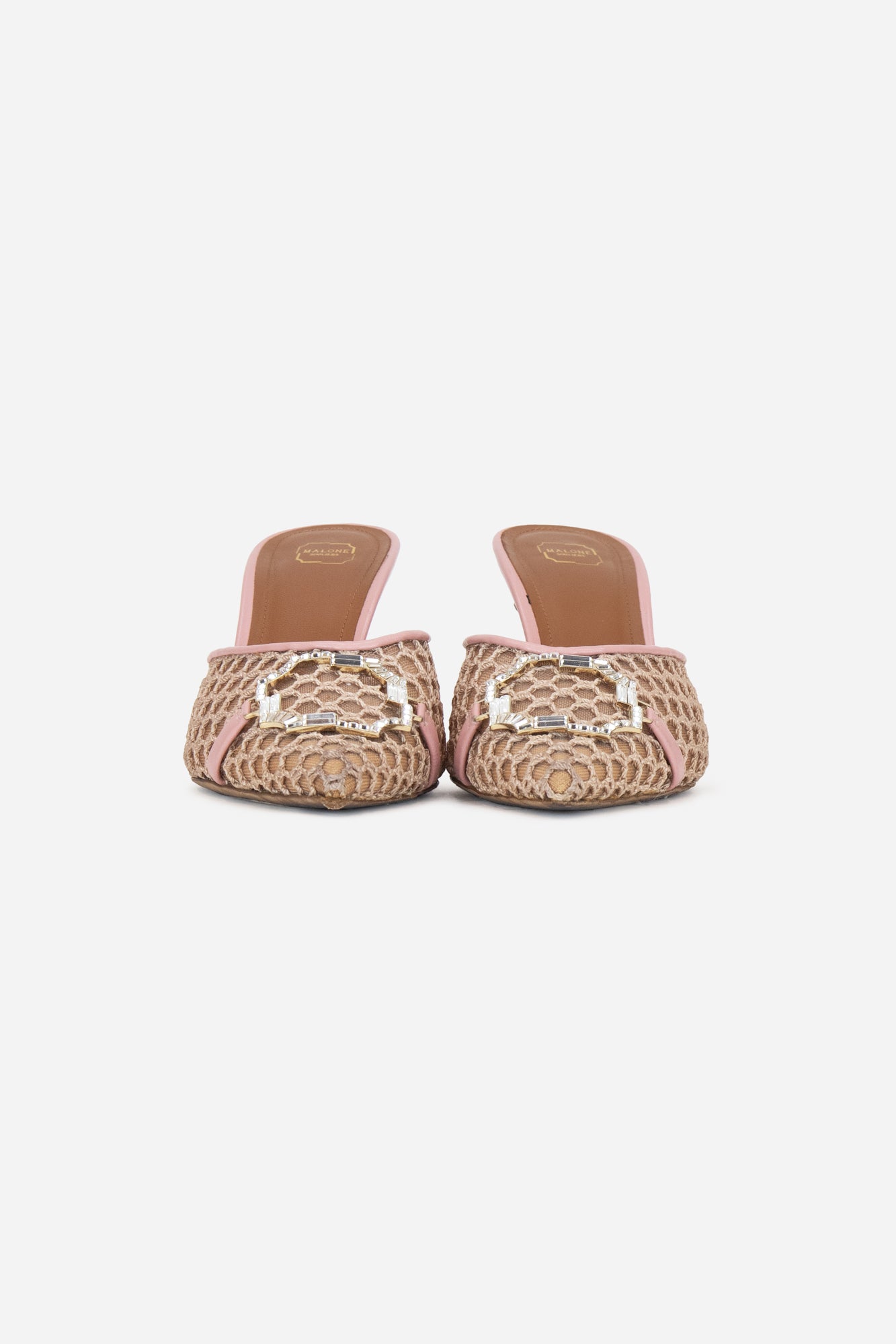 Pink Mesh Missy Mules