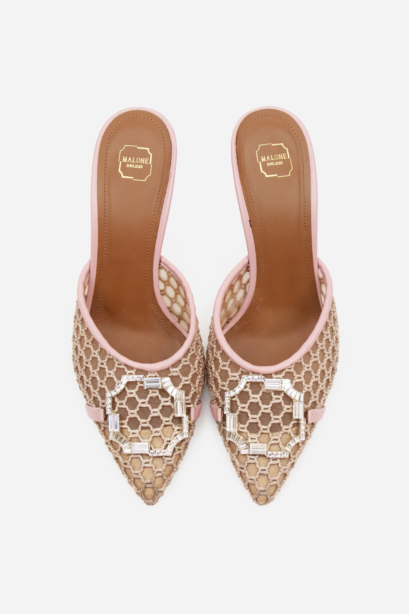 Pink Mesh Missy Mules