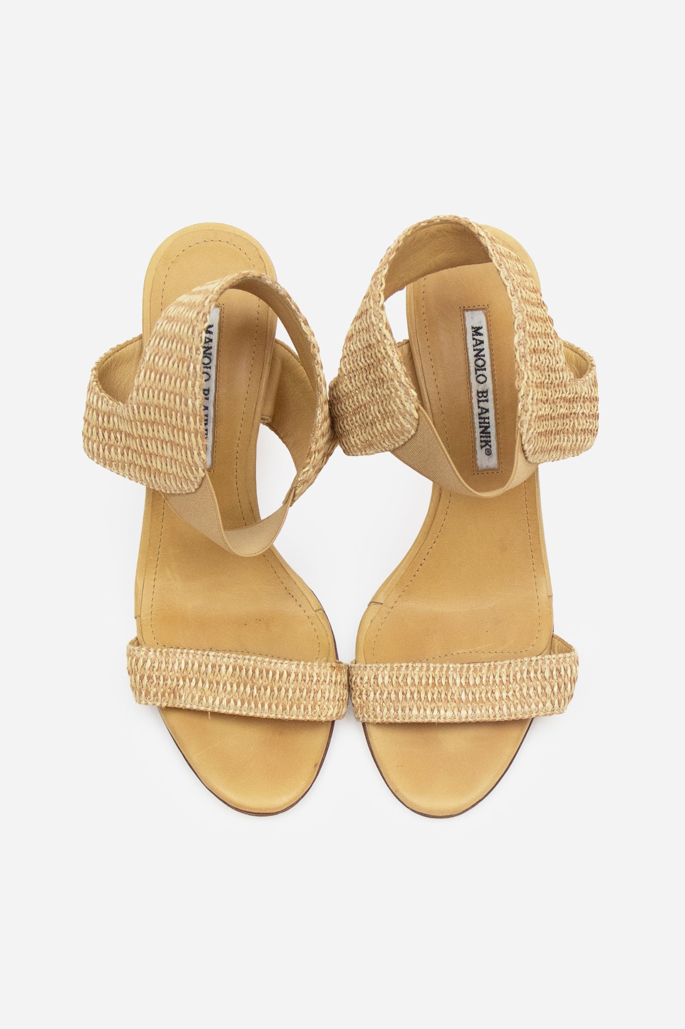 Beige Espadrille Ankle Strap Pump