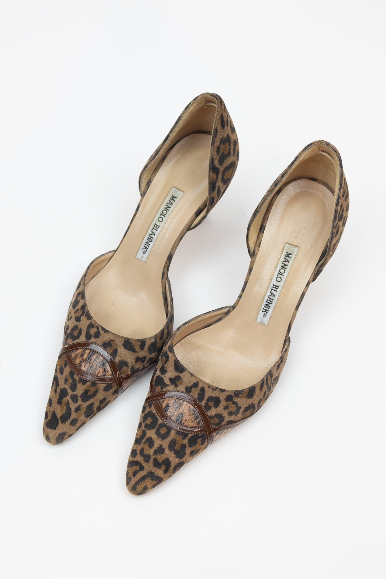 Cheetah And Croc Pointed Toe Pump