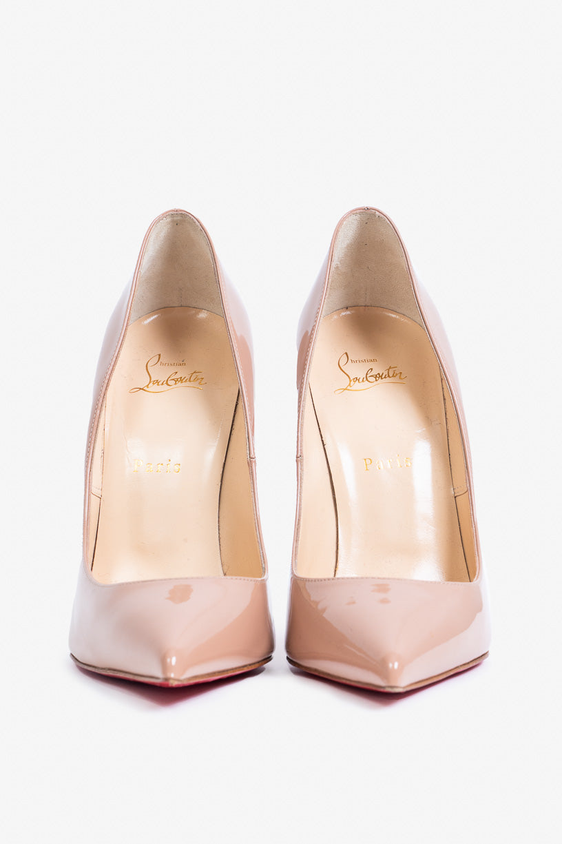 Nude Patent Pointed Toe Pumps Patent