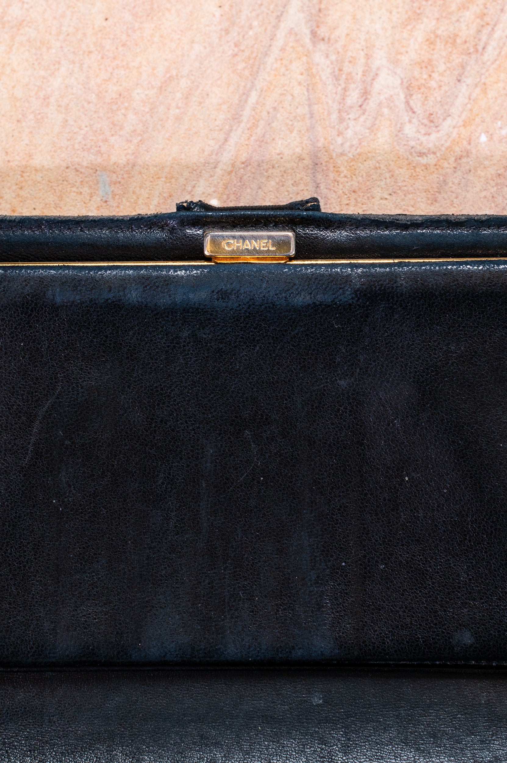 Black Caviar CC French Purse Wallet