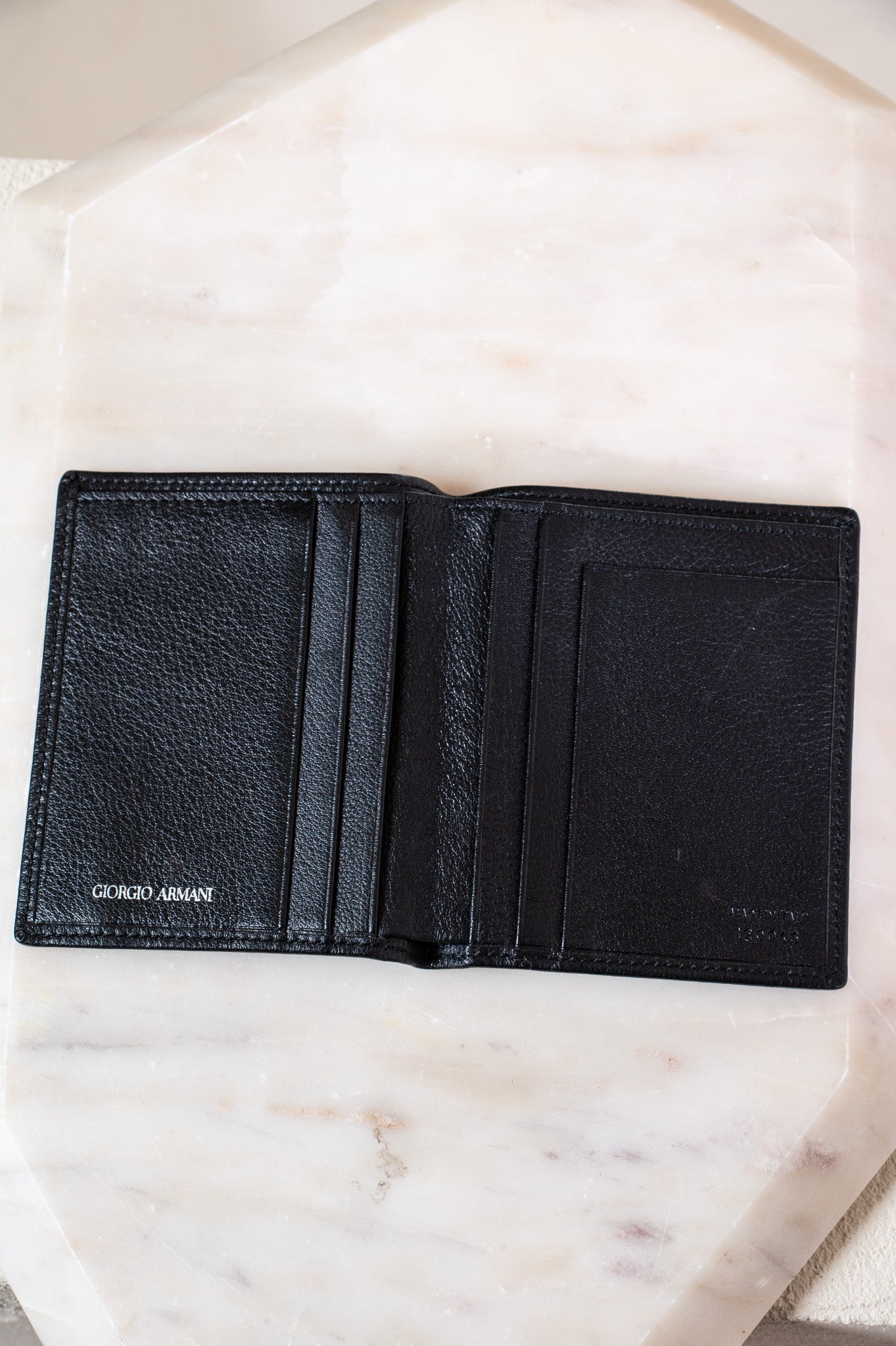 Black Bi-Fold Leather Wallet