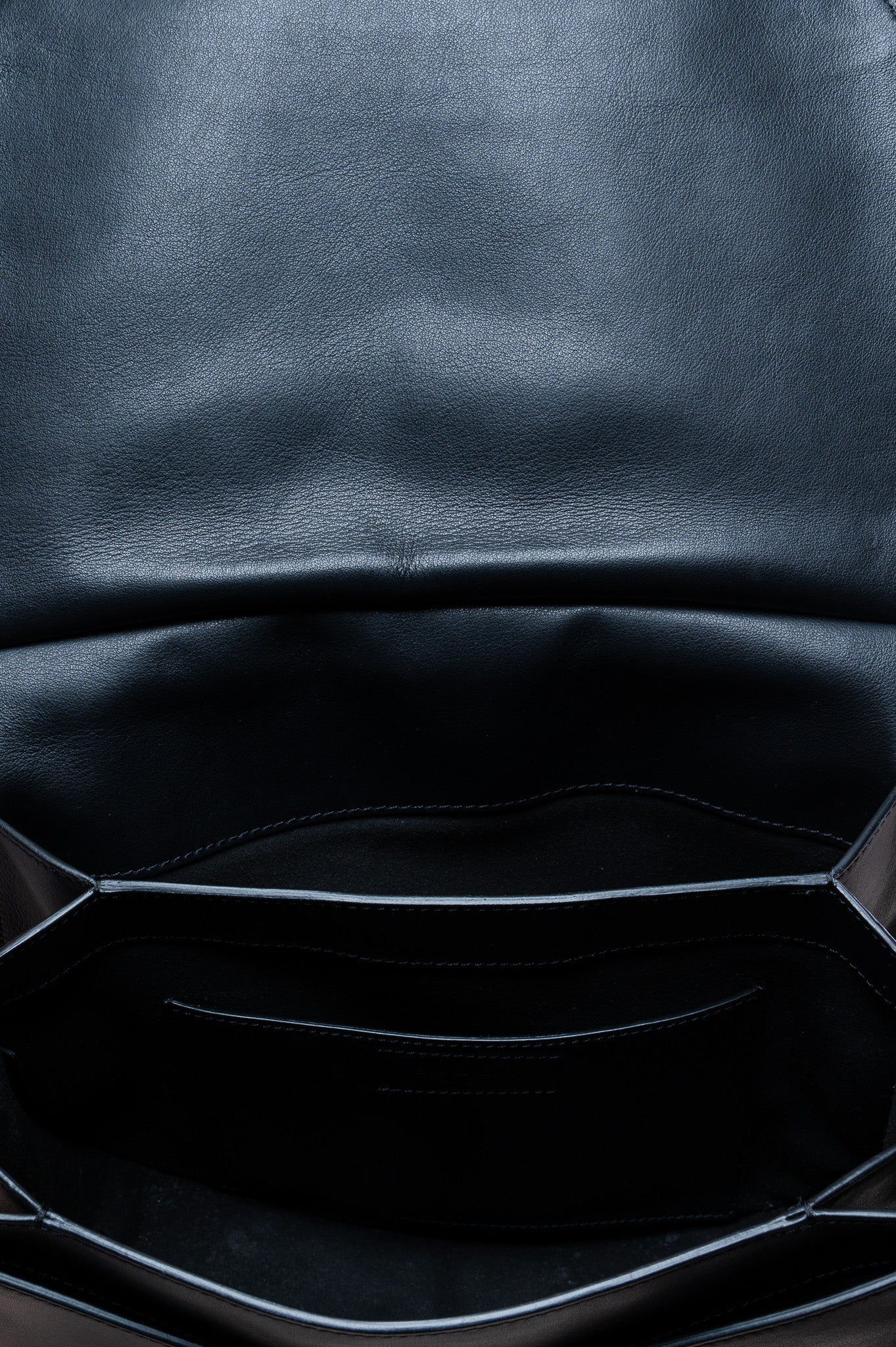 Black Medium Infinity Crossbody Bag