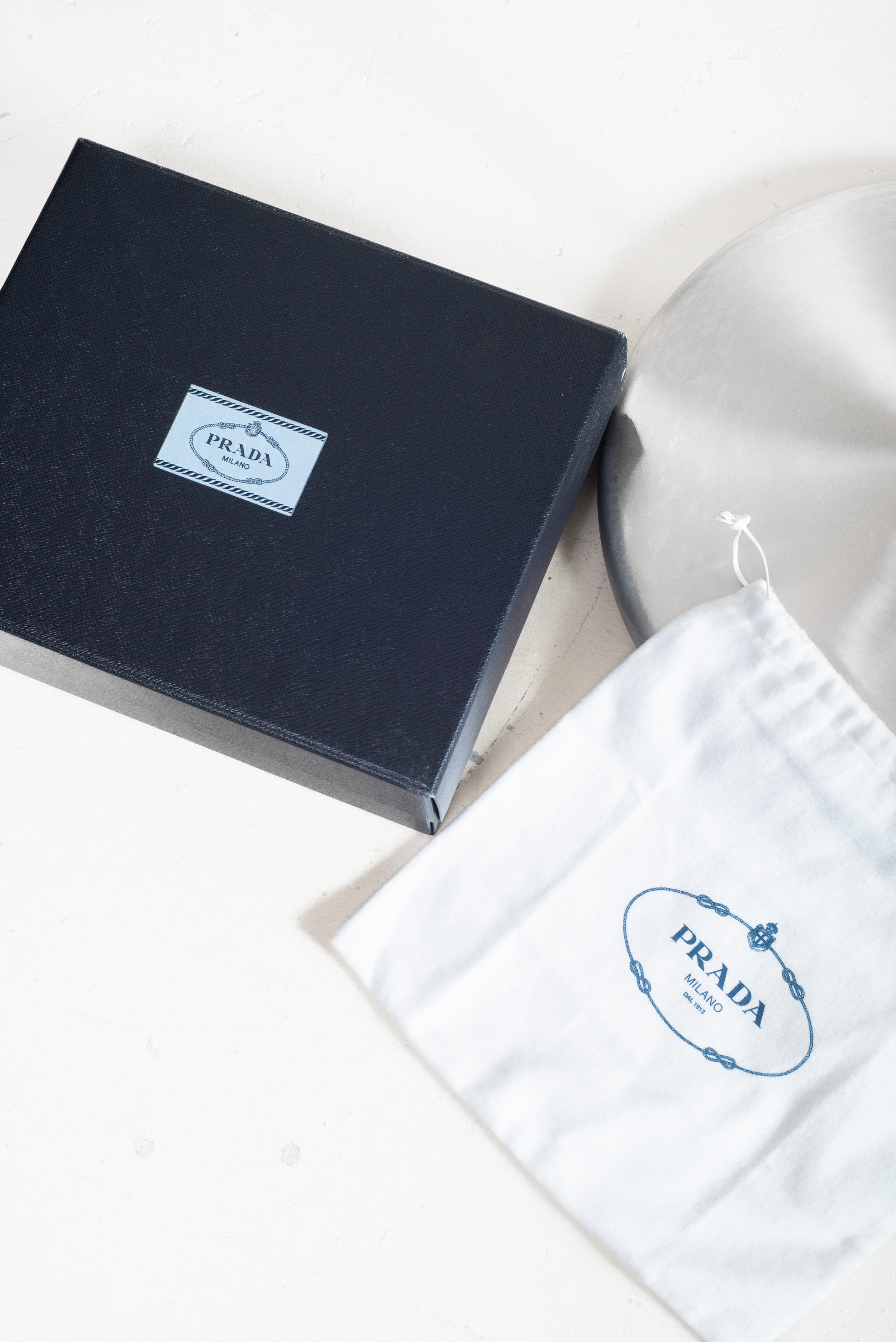 Prada Black Re-Nylon and Saffiano Crossbody Bag box and dustbag