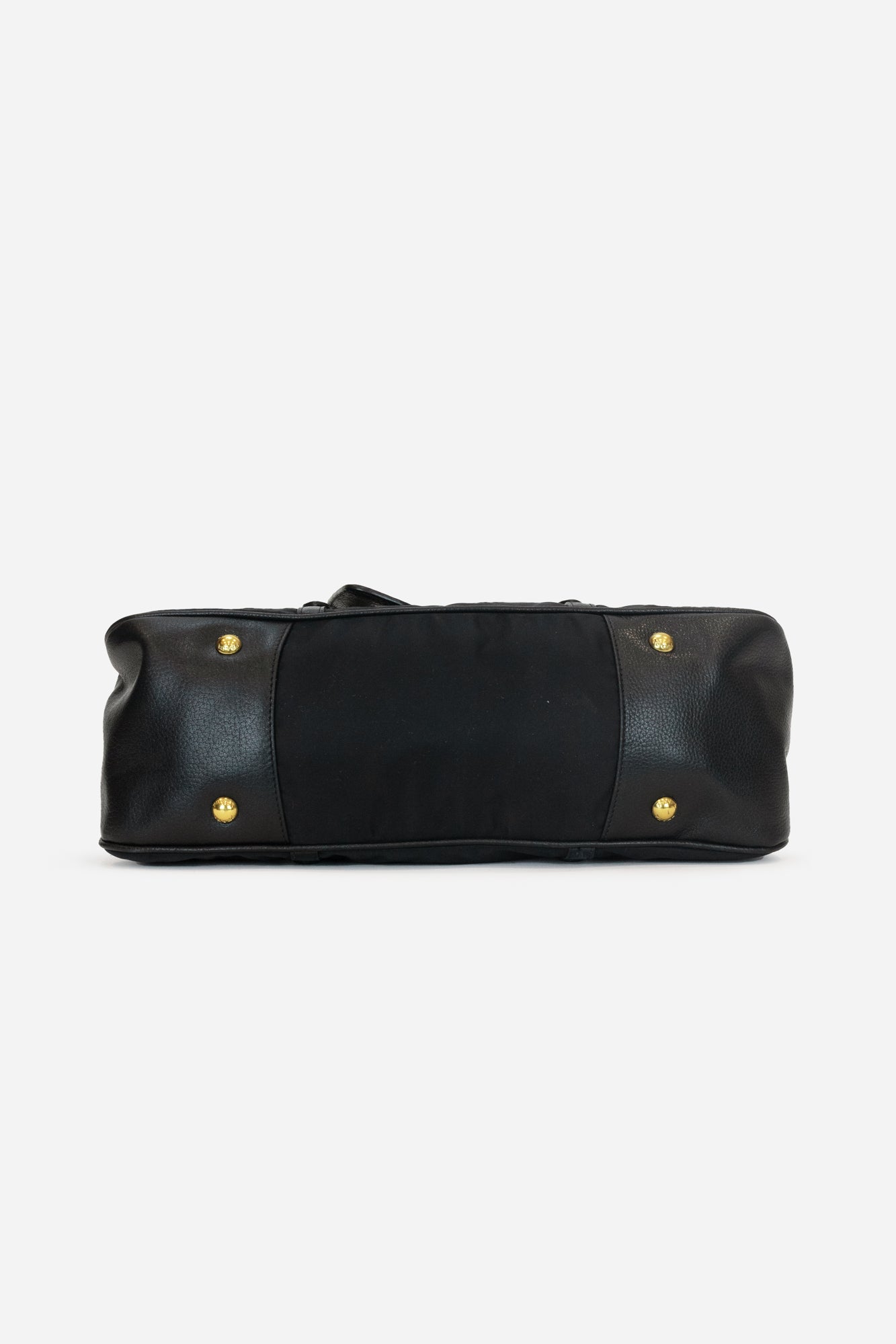 Black Tessuto Nylon Handle Bag