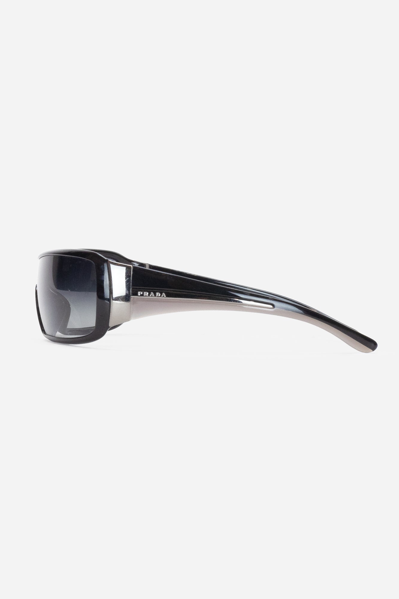 Grey and Black Gradient Shield Sunglasses